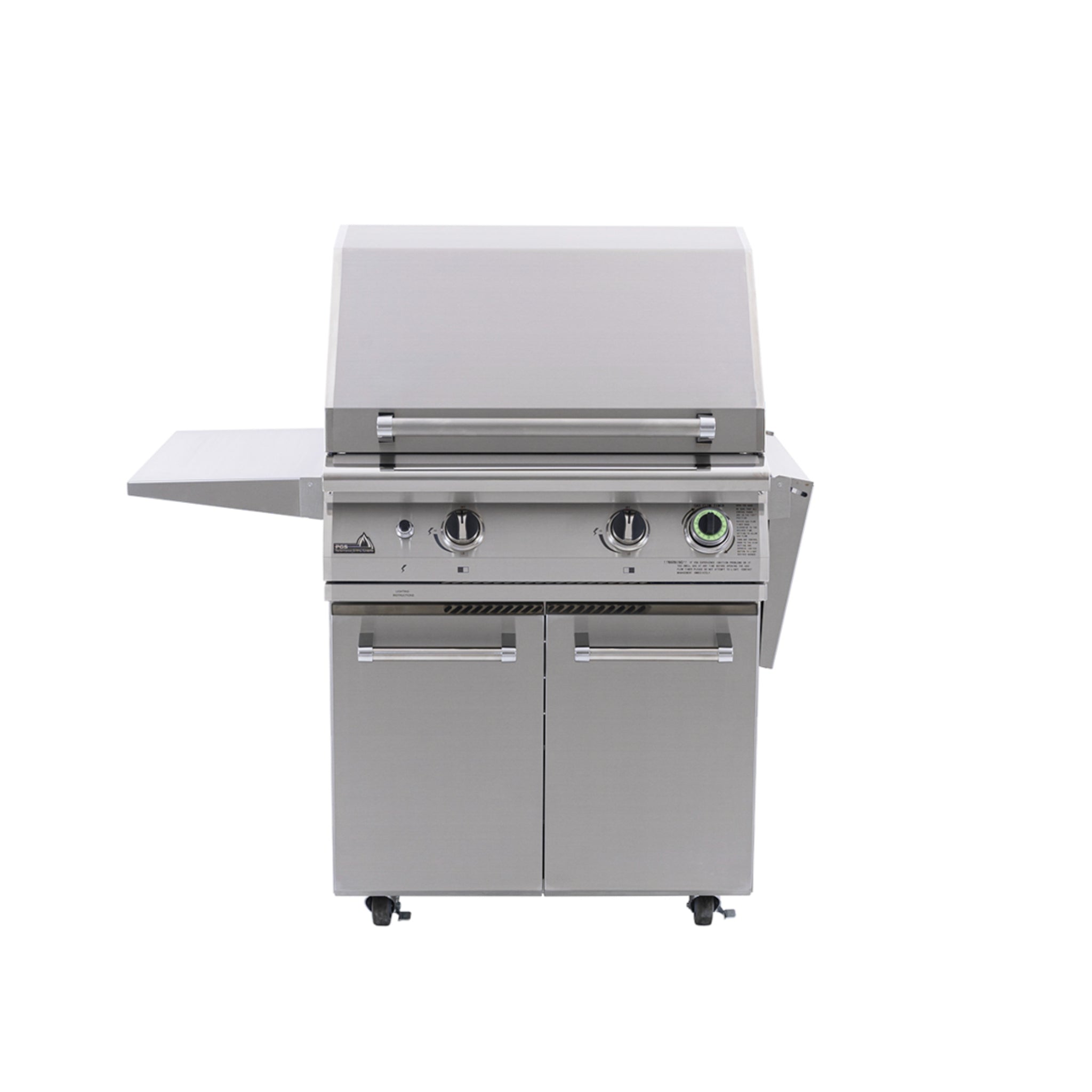 PGS S27T grill mounting options for Newport 30" Grill with collapsing shelf