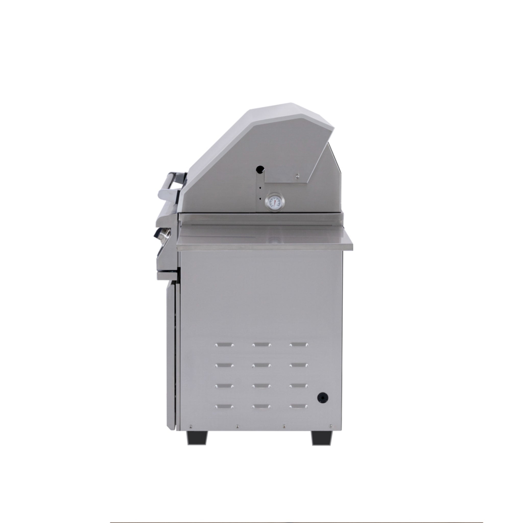 Side view of PGS Grill Cart