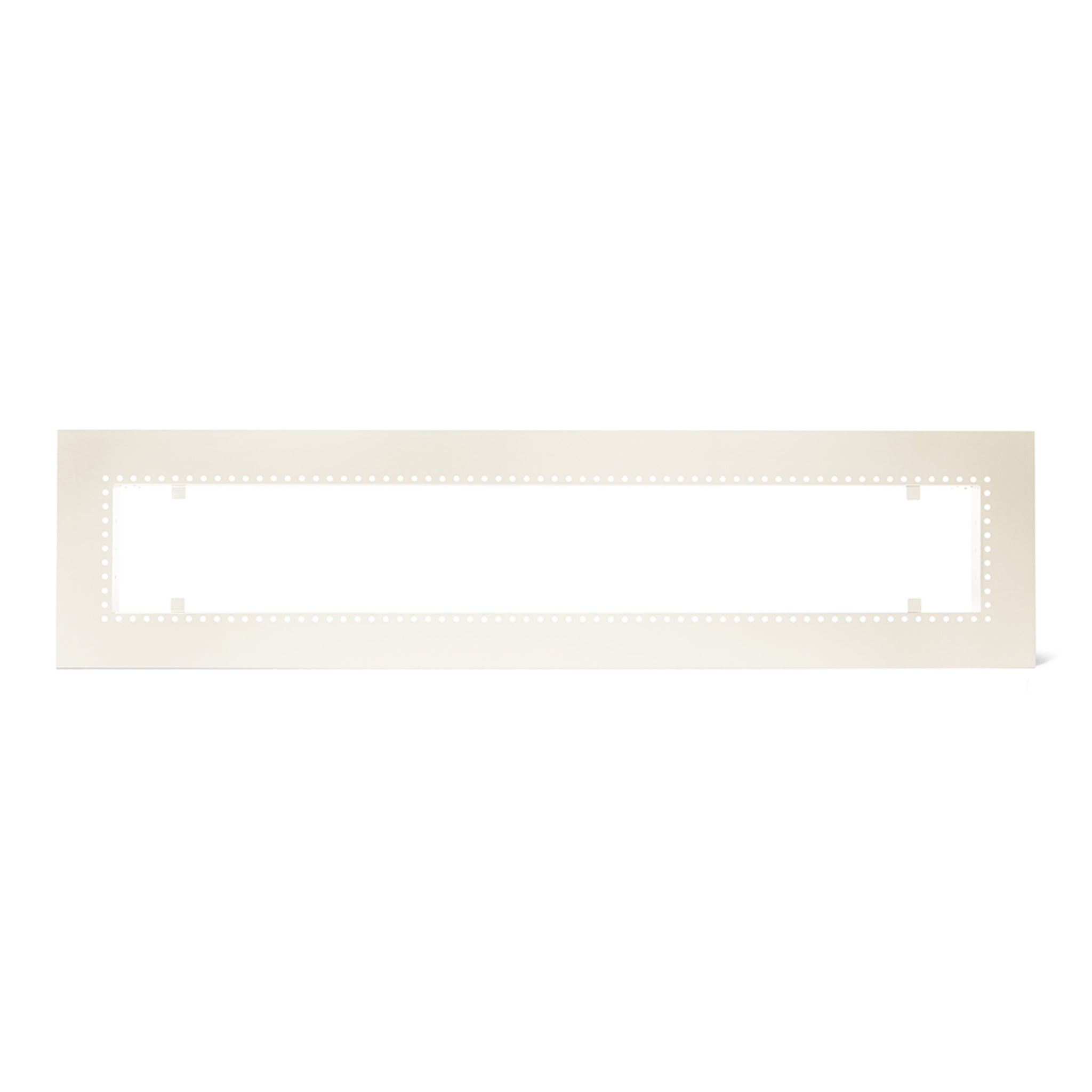 Infratech 61.25 inch flush mount frame with adjustable L brackets in biscuit finish