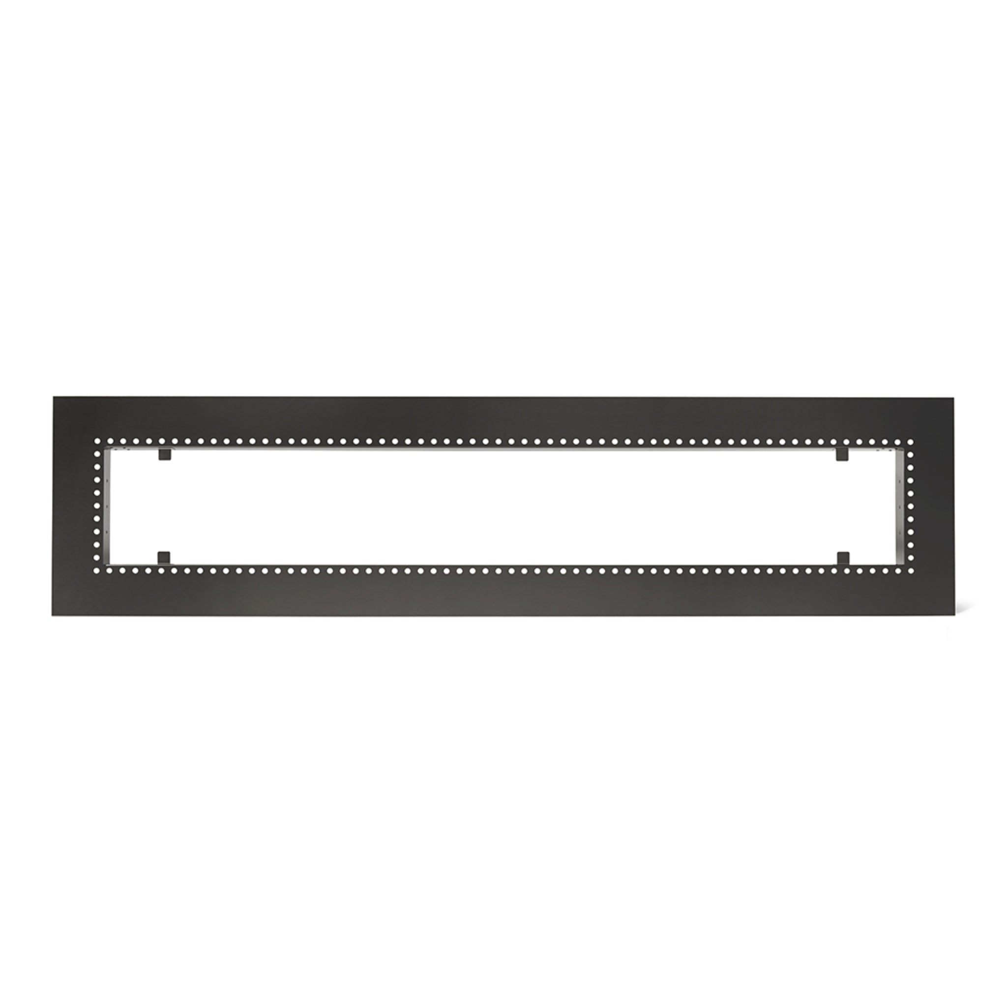 Architectural flush mount installation for Infratech patio heater in black finish