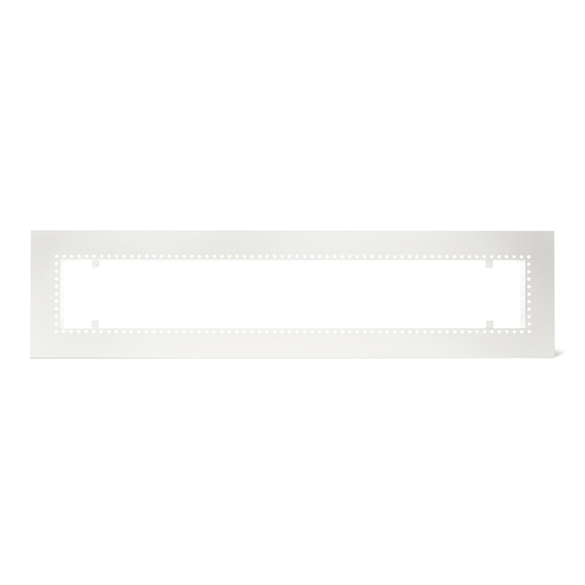 Infratech W Series flush mount recessed ceiling frame in white finish