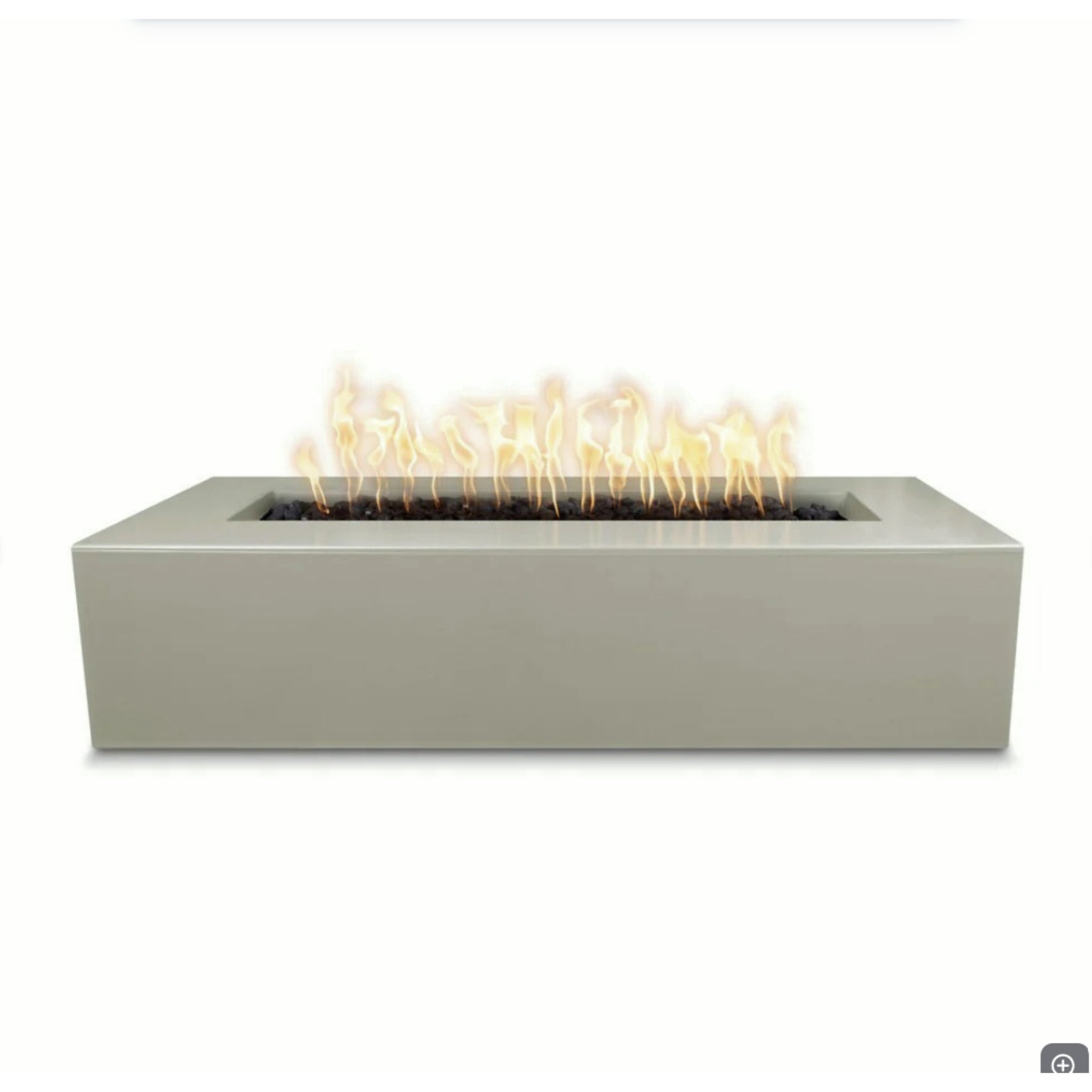 Regal Rectangular Fire Pit, Ash Finish
