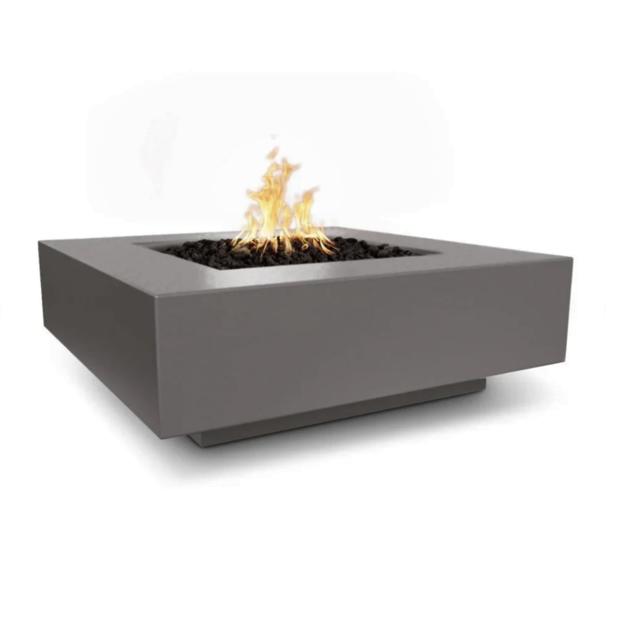 Cabo Square Fire Pit, Chestnut finish