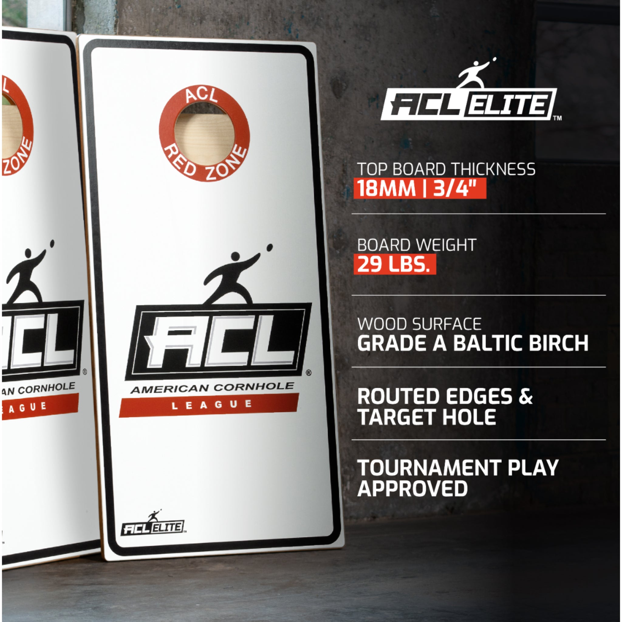 ACL® ELITE 2x4 Cornhole Boards - Cornhole Game - American Cornhole League