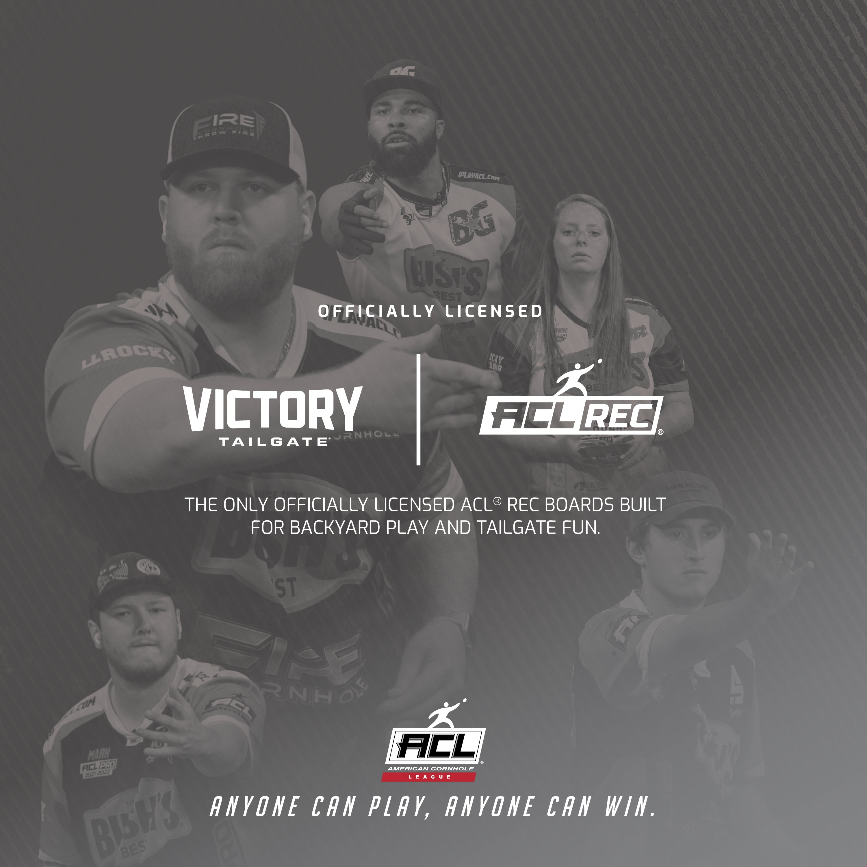 ACL® REC Red/Black Stick and Slick Bean Bags | 8-Pack - Cornhole Game - American Cornhole League