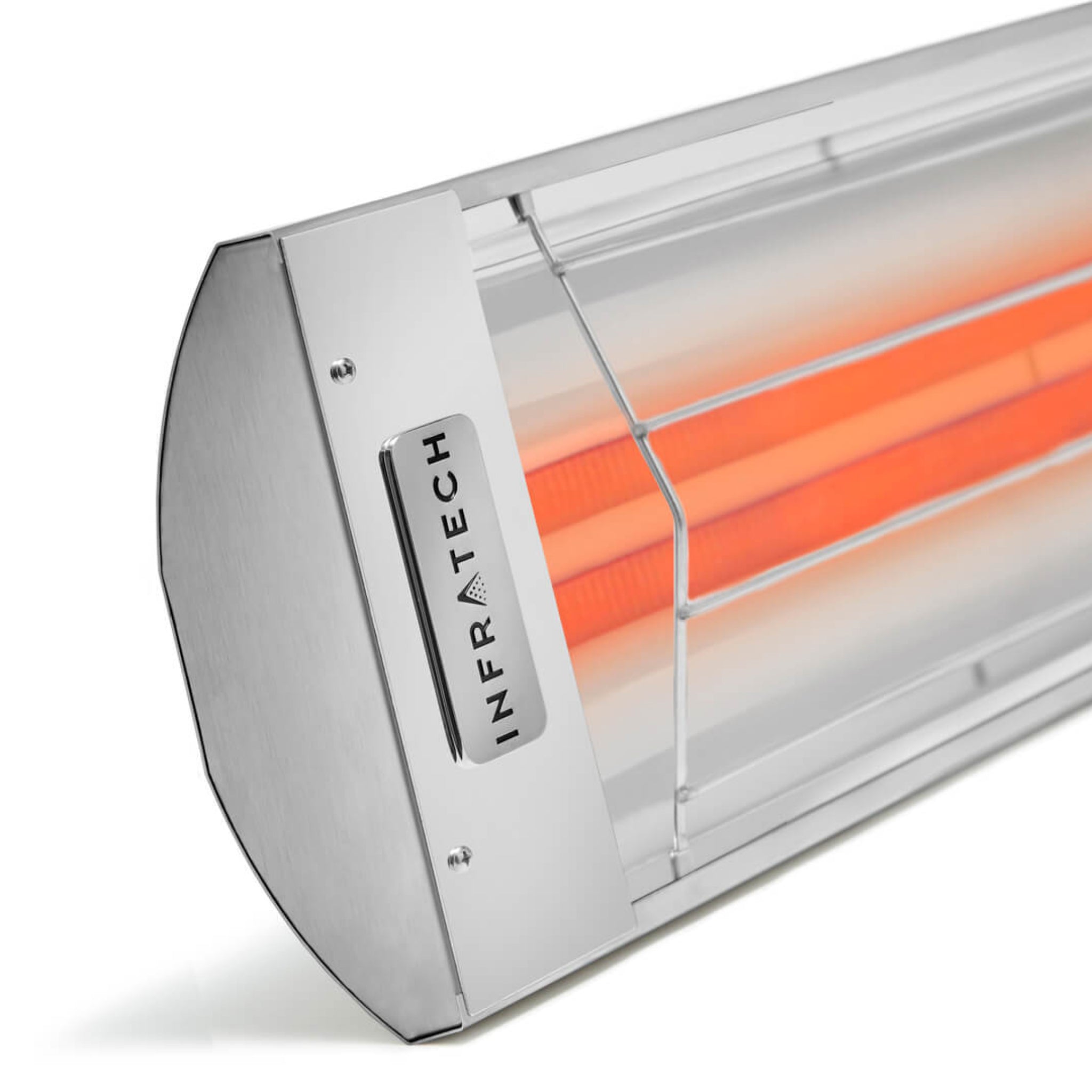 Infratech CD52 48 inch dual element infrared patio heater stainless steel close up