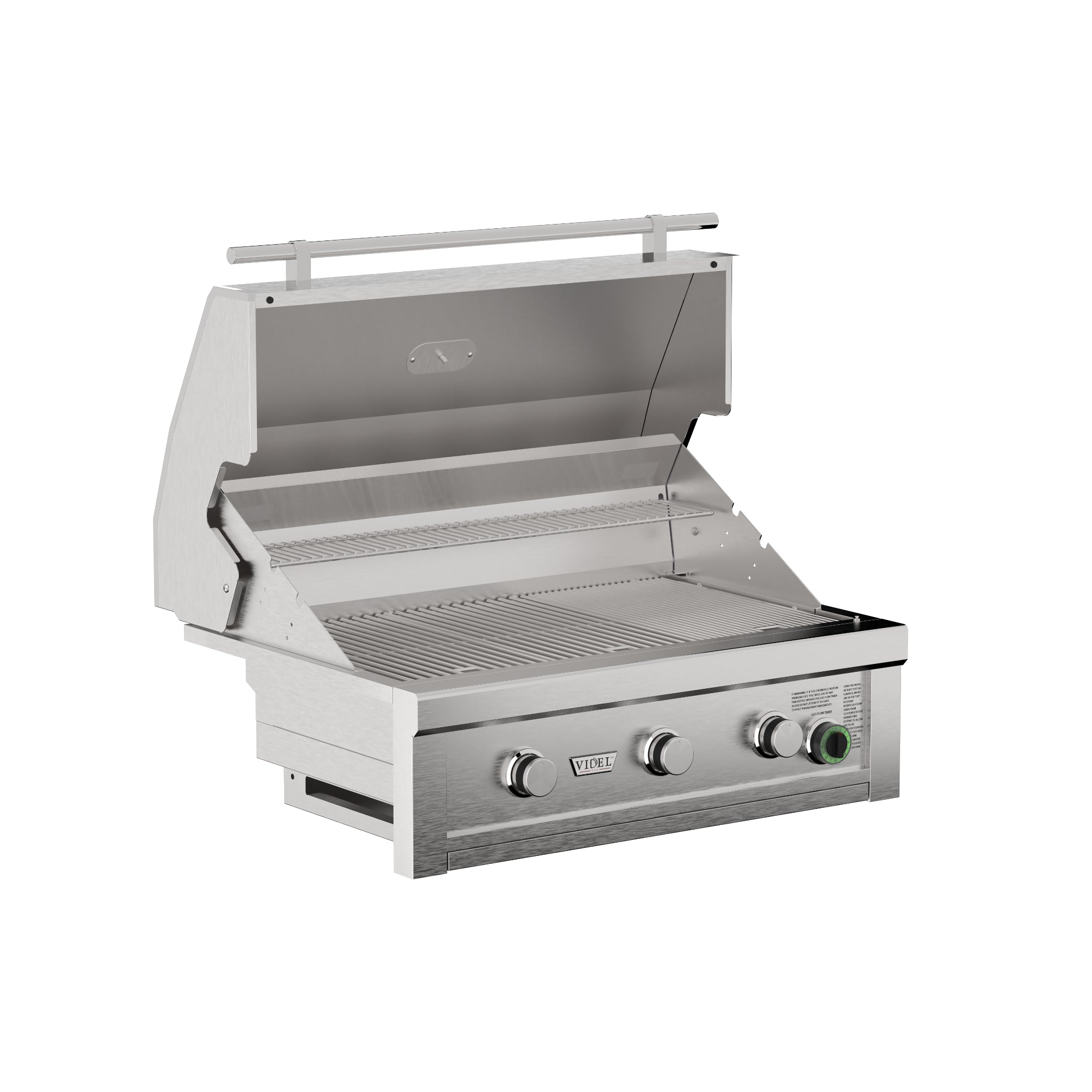 Commercial 36" 3-Burner Grill with Timer | Luxury Outdoor Stainless Steel Grill - Grills and BBQs - The Outdoor Plus