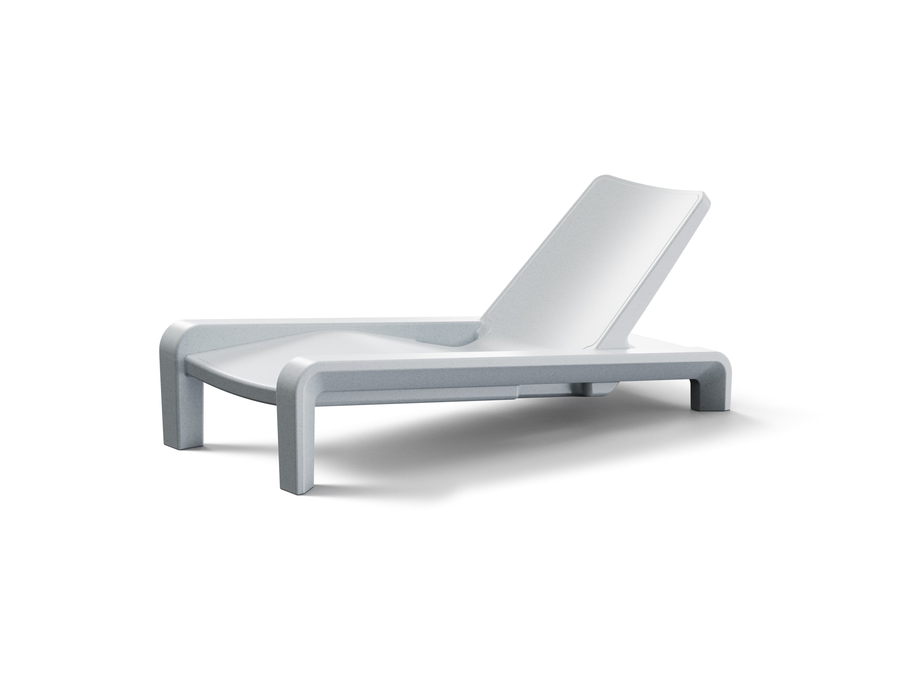 Deck Chaise Lounge | Baja Shelf Pool Lounger - Outdoor Furniture - Tupelo