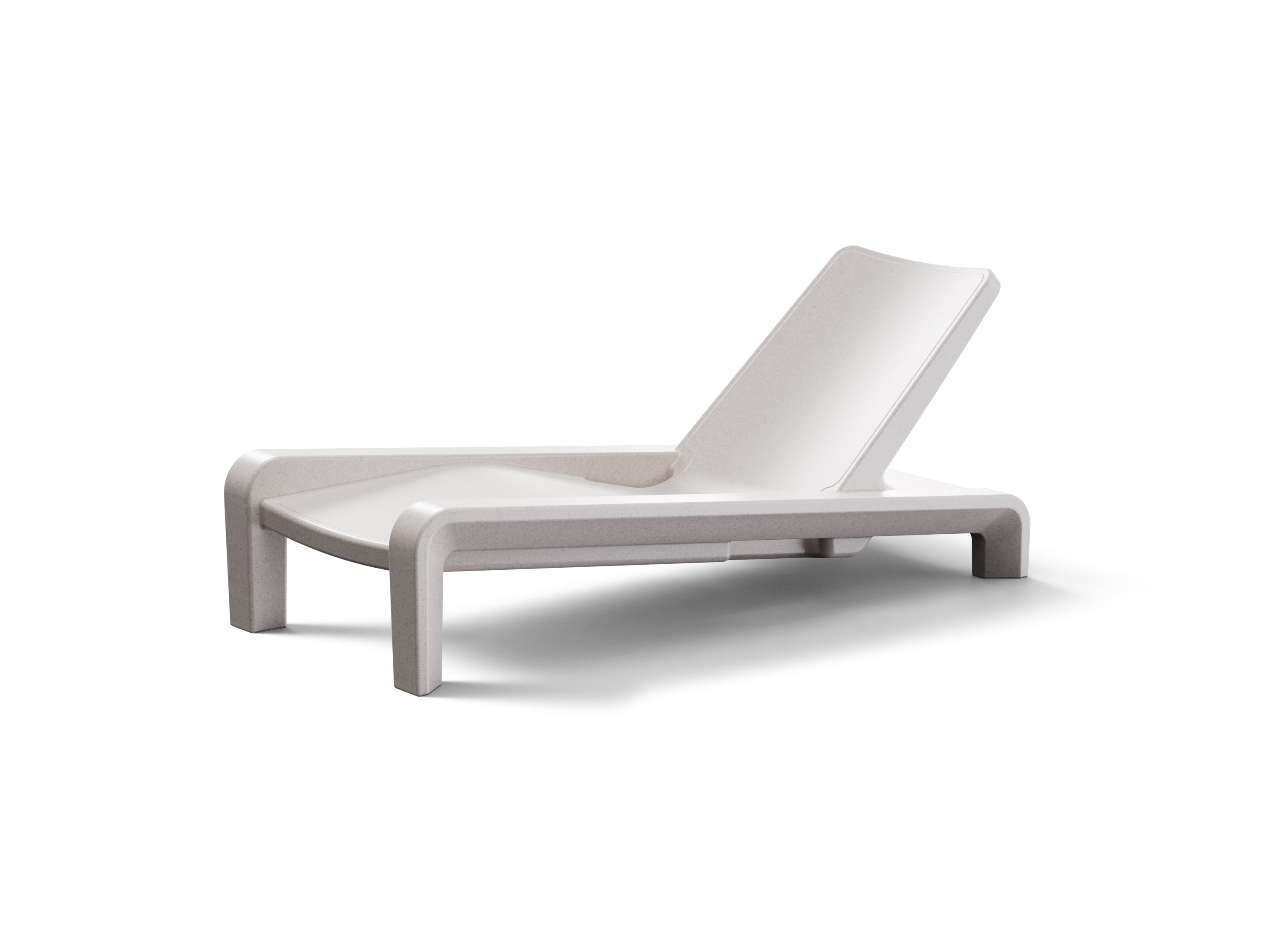 Deck Chaise Lounge | Baja Shelf Pool Lounger - Outdoor Furniture - Tupelo