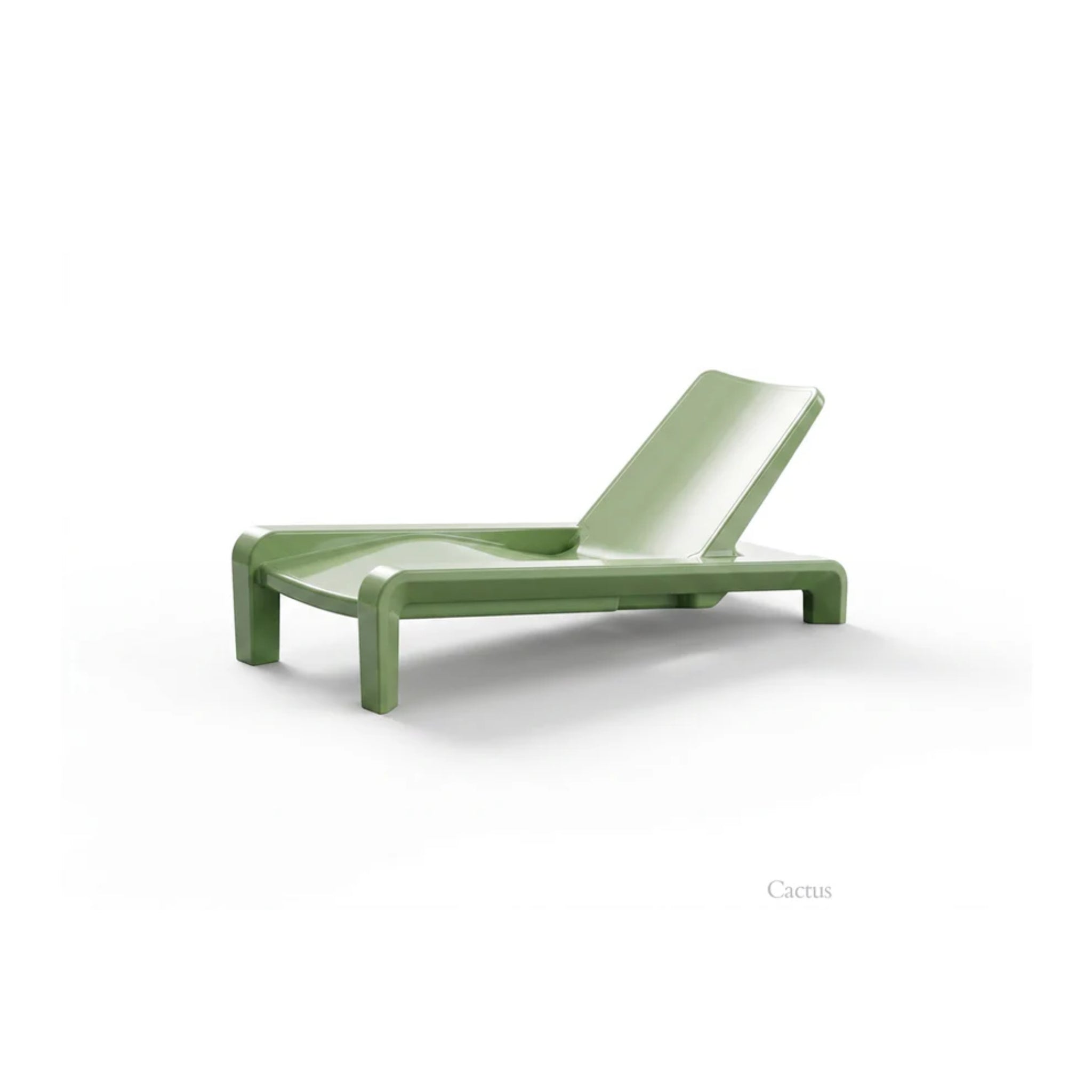 Tupelo Deck Chaise Lounge in Cactus green outdoor furniture finish
