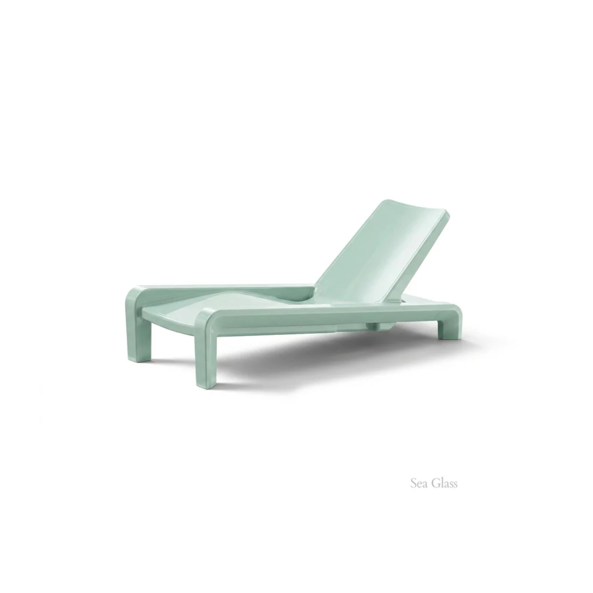 Tupelo Deck Chaise Lounge in Sea Glass outdoor furniture finish