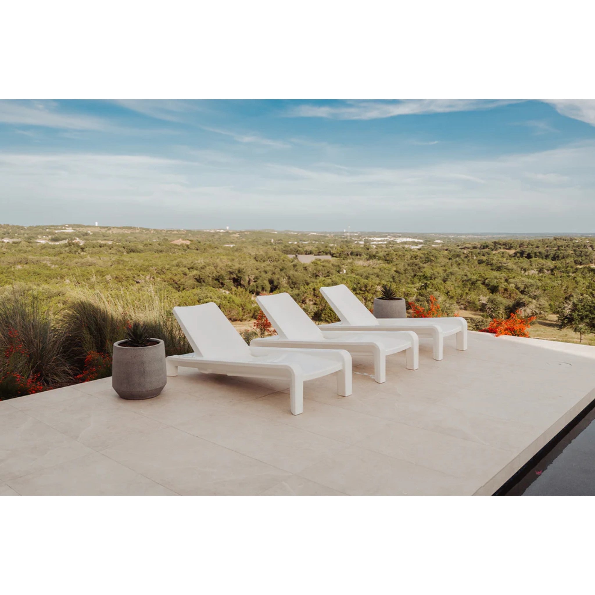 Deck Chaise Lounge | Baja Shelf Pool Lounger for hotels and hospitality venues
