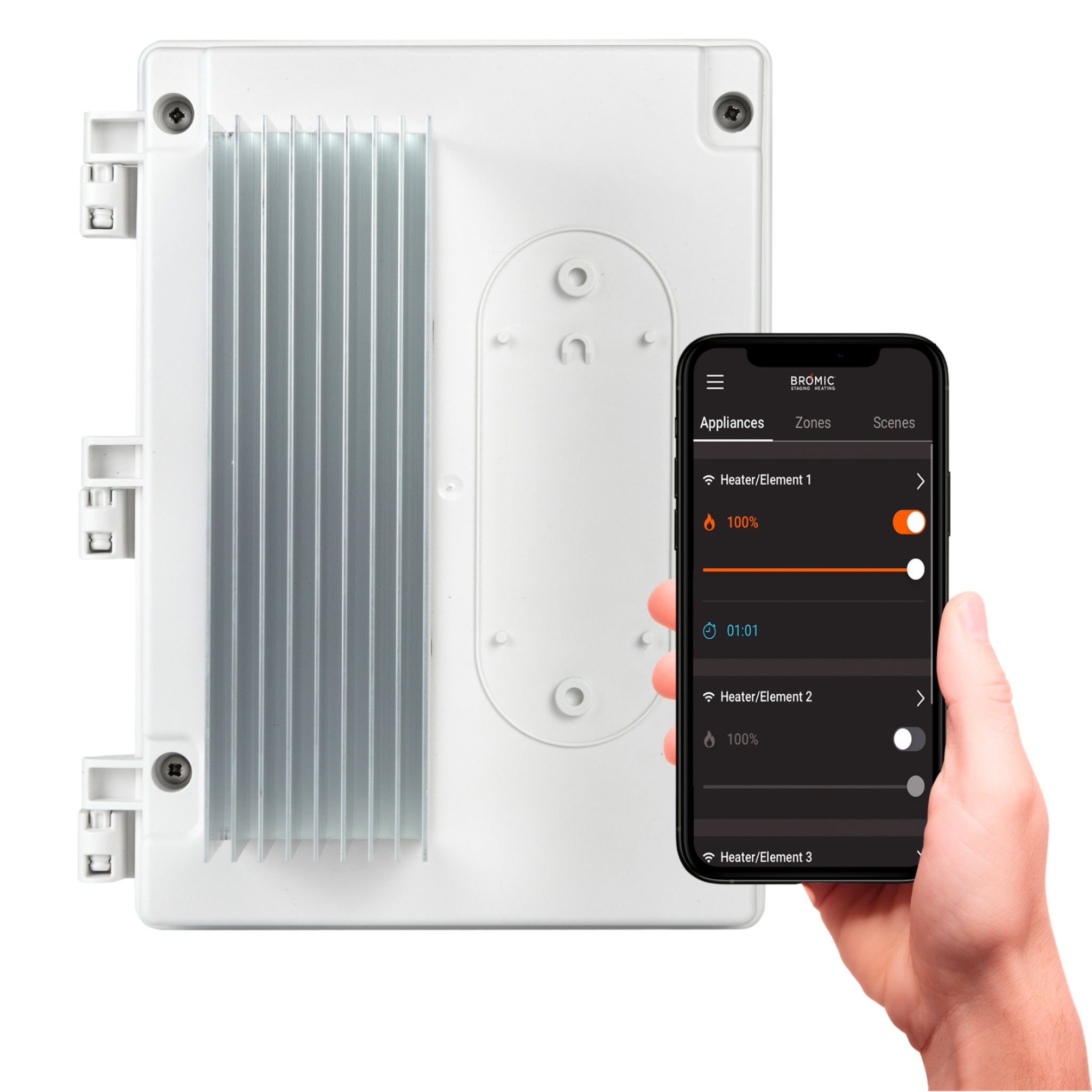 Bromic Affinity Smart-Heat dimmer controller with mobile app interface - 1 channel