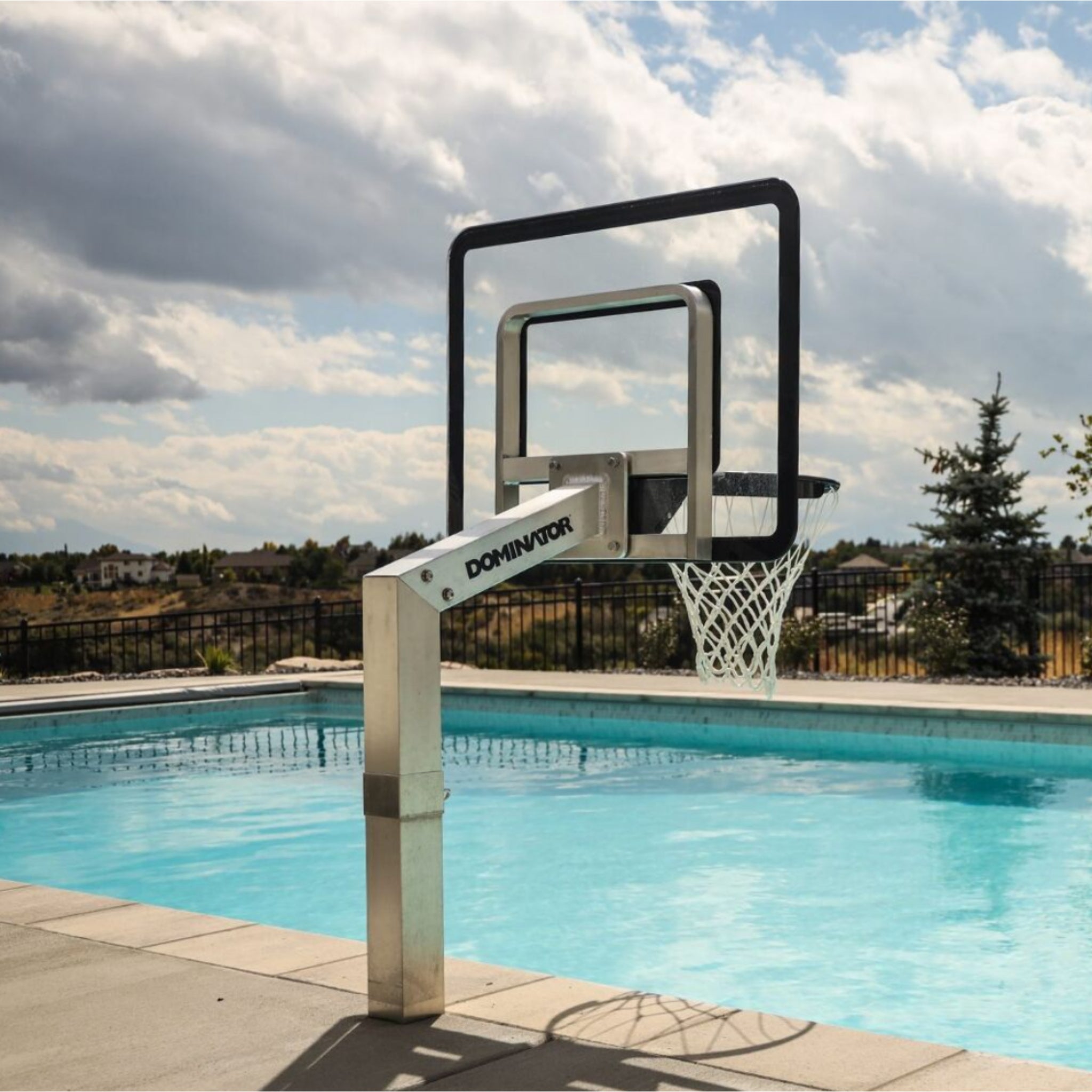 Dominator 40" Poolside Inground Basketball Hoop - Basketball Hoop - Dominator