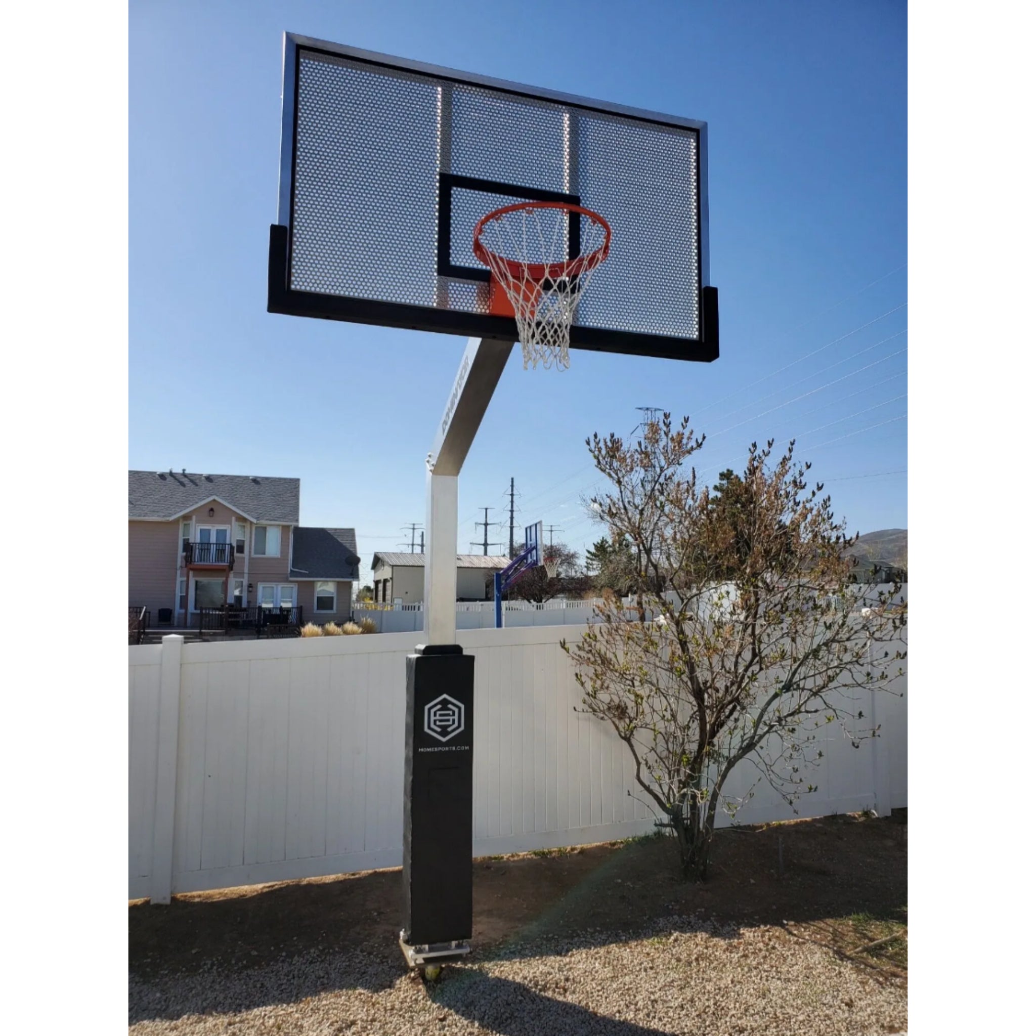 Dominator Pro 72" Adjustable Basketball Hoop with Aluminum Backboard | Surface Mount - Basketball Hoop - Dominator