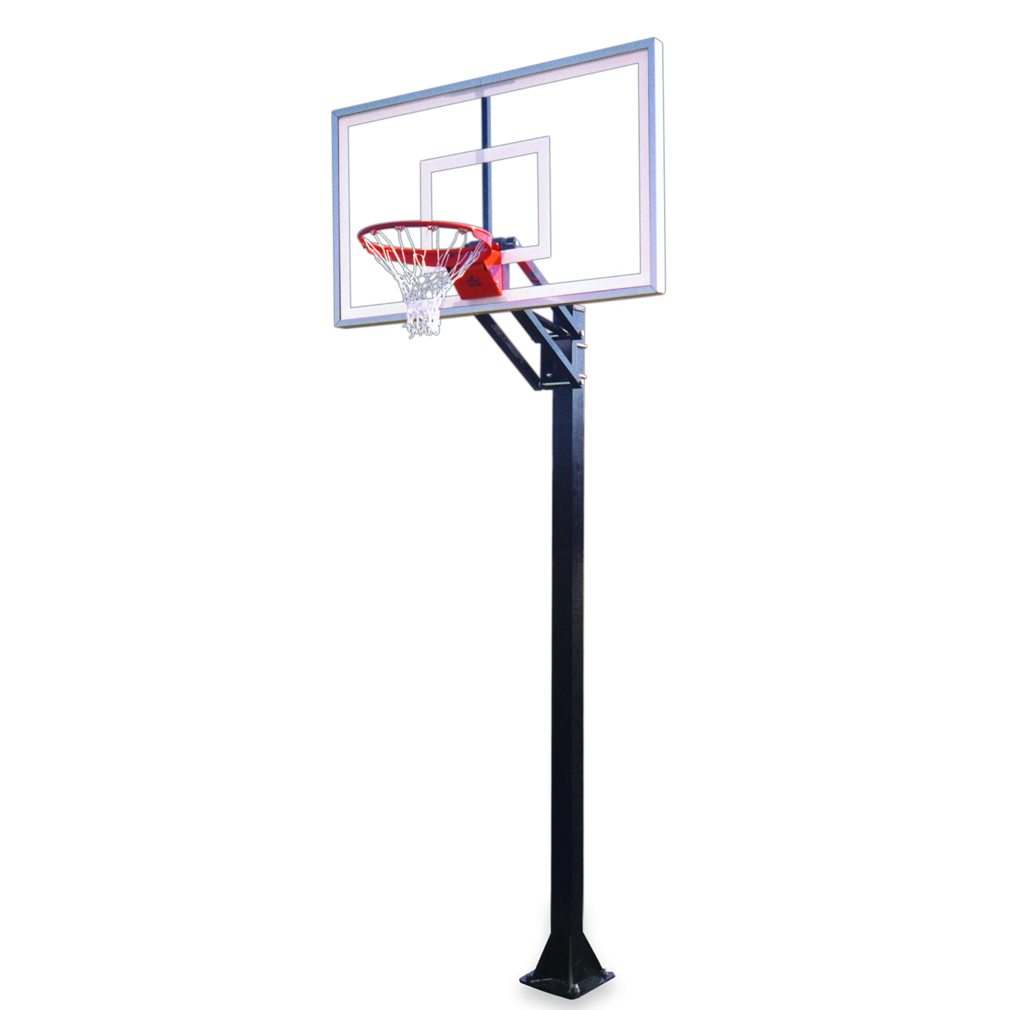 Champ™ Adjustable In-Ground Basketball Hoop Goal | First Team - Basketball Hoop - First Team