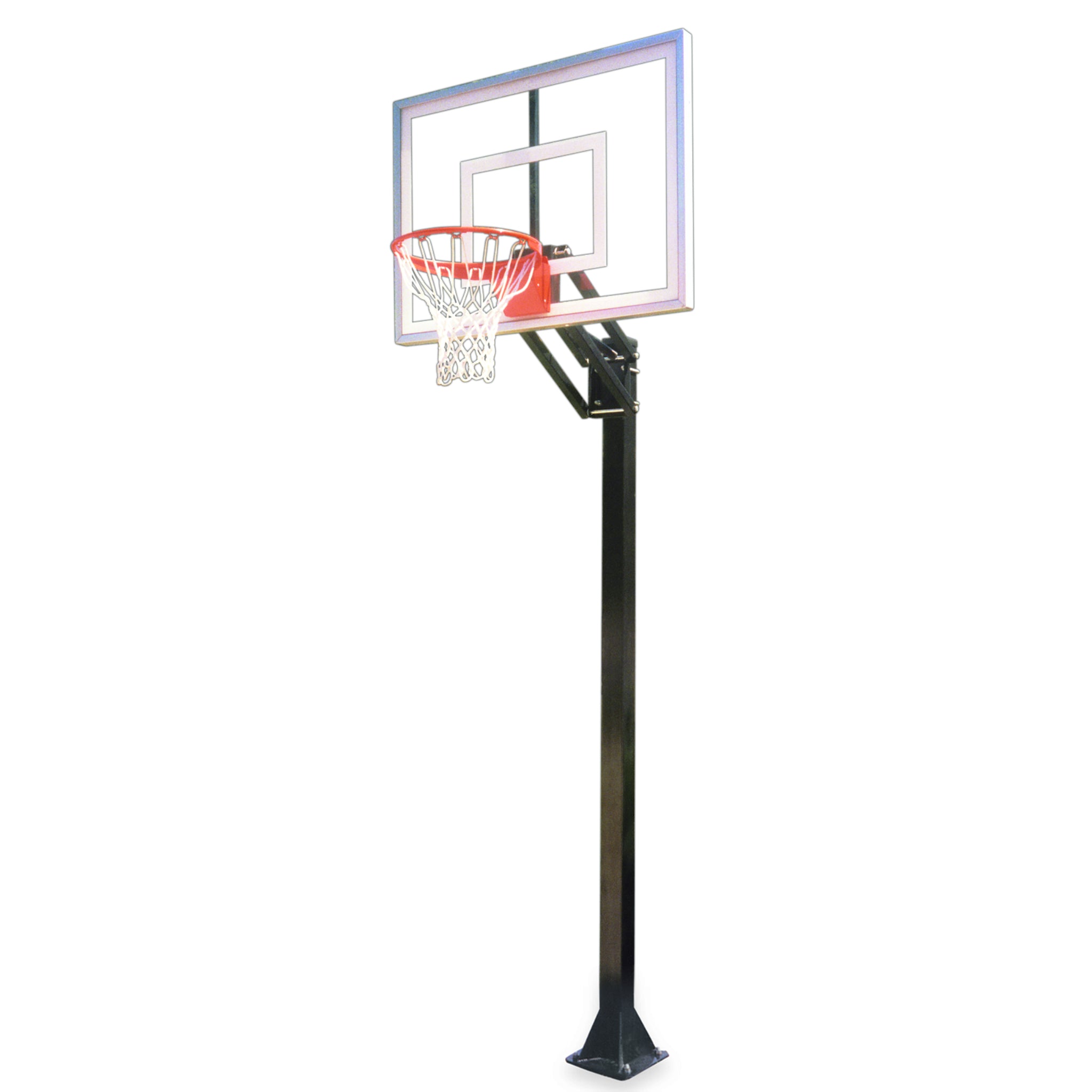 Champ™ Adjustable In-Ground Basketball Hoop Goal | First Team - Basketball Hoop - First Team