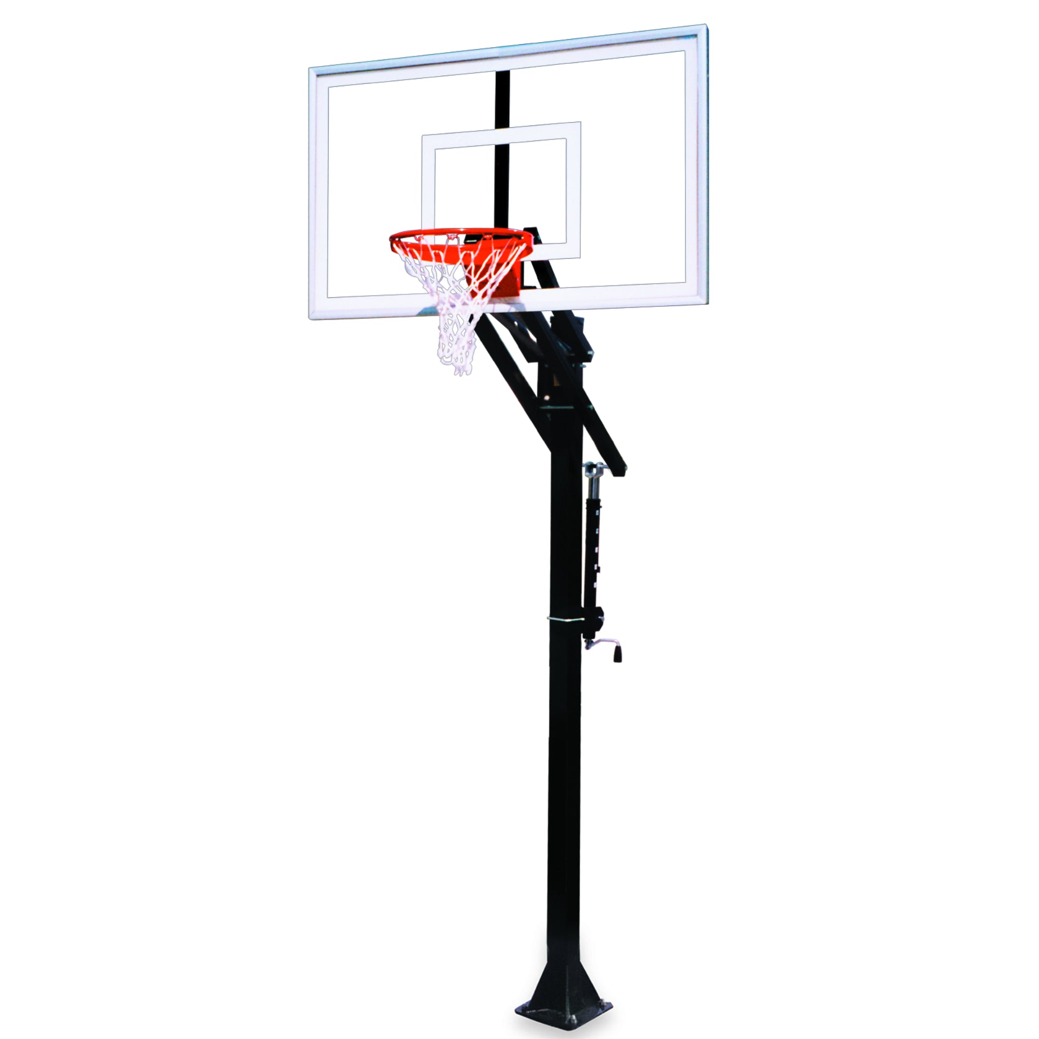 Jam™ Adjustable In-Ground Basketball Hoop Goal | First Team - Basketball Hoop - First Team