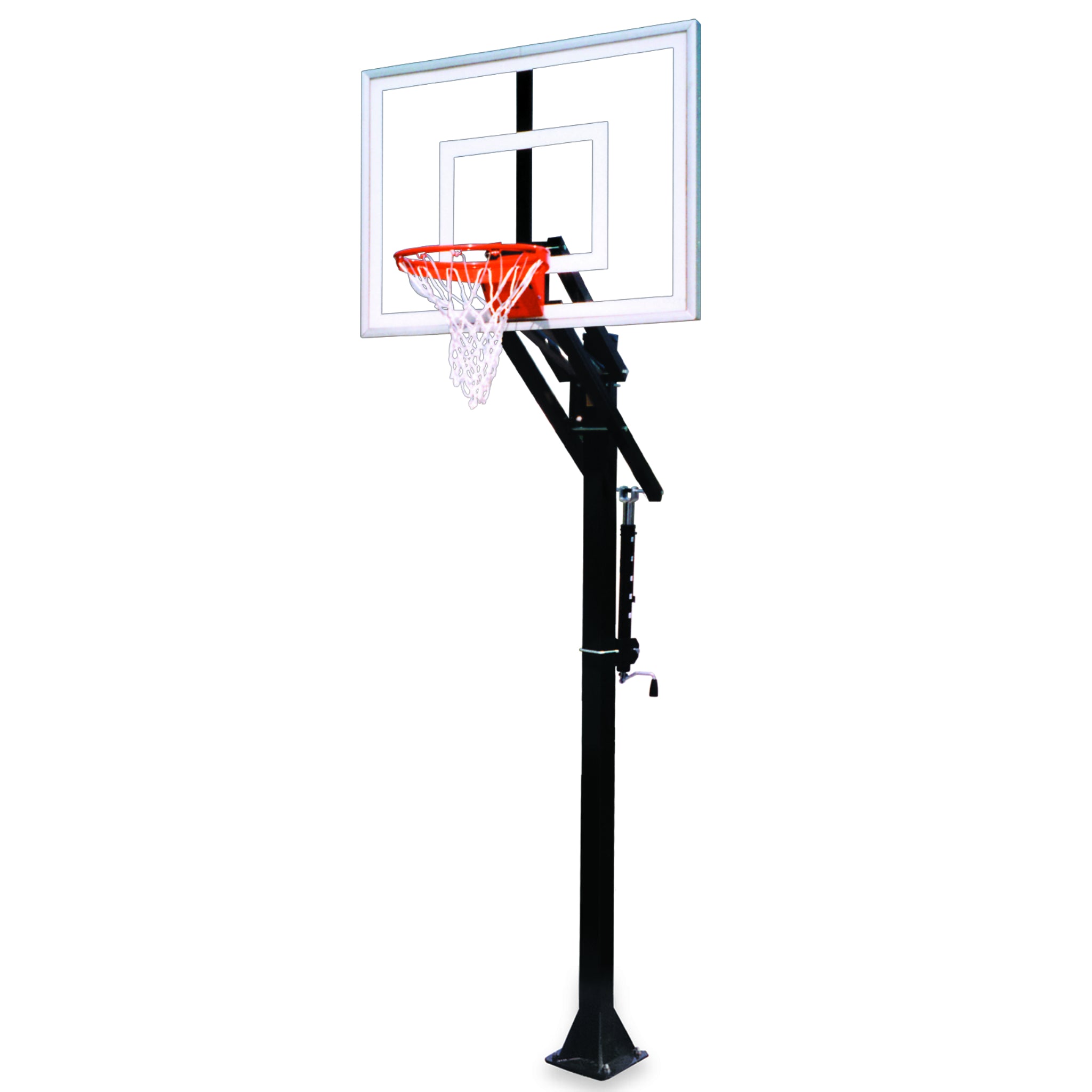 Jam™ Adjustable In-Ground Basketball Hoop Goal | First Team - Basketball Hoop - First Team
