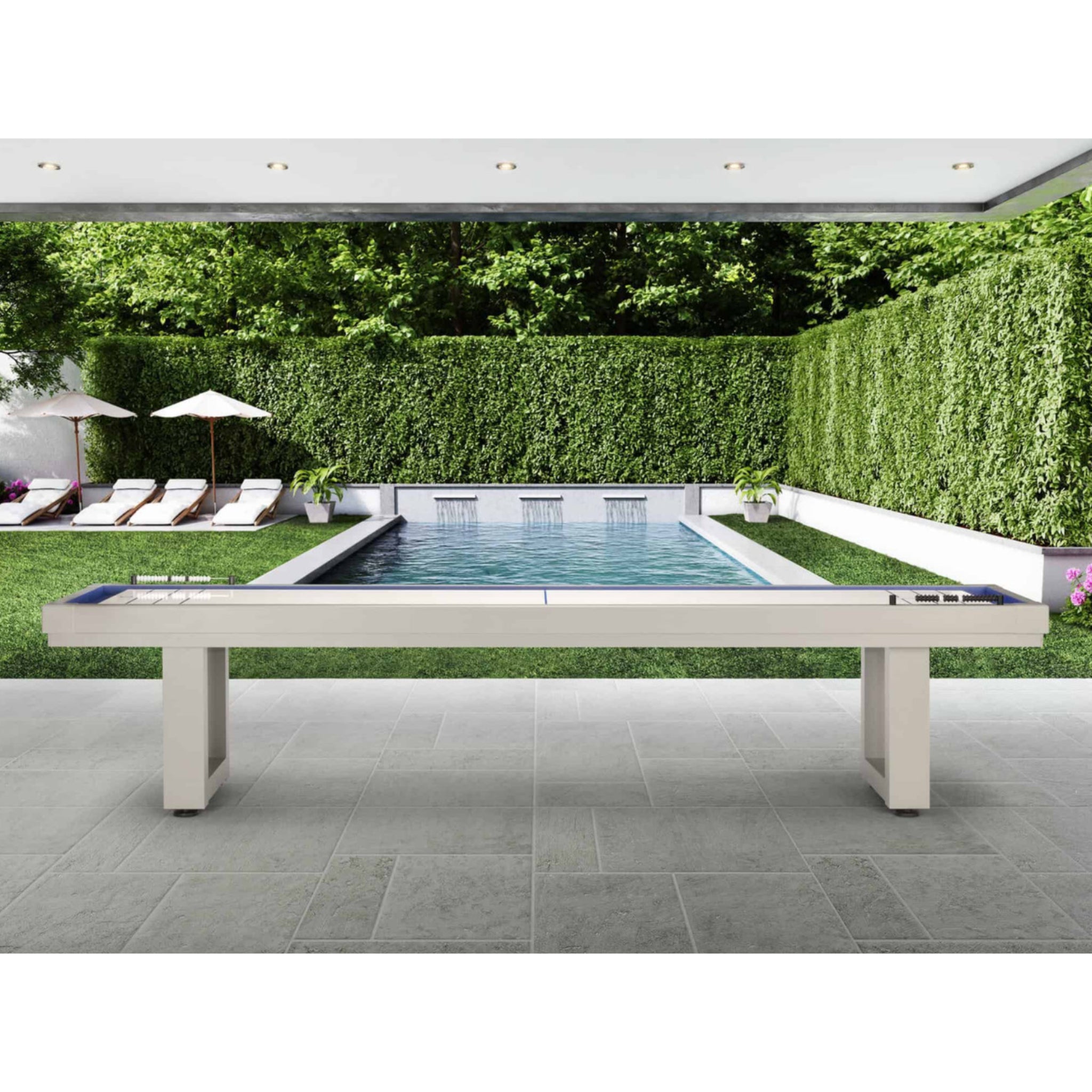 Lanai Outdoor Shuffleboard Table | Lanai Collection - Shuffleboard Table - American Heritage Billiards