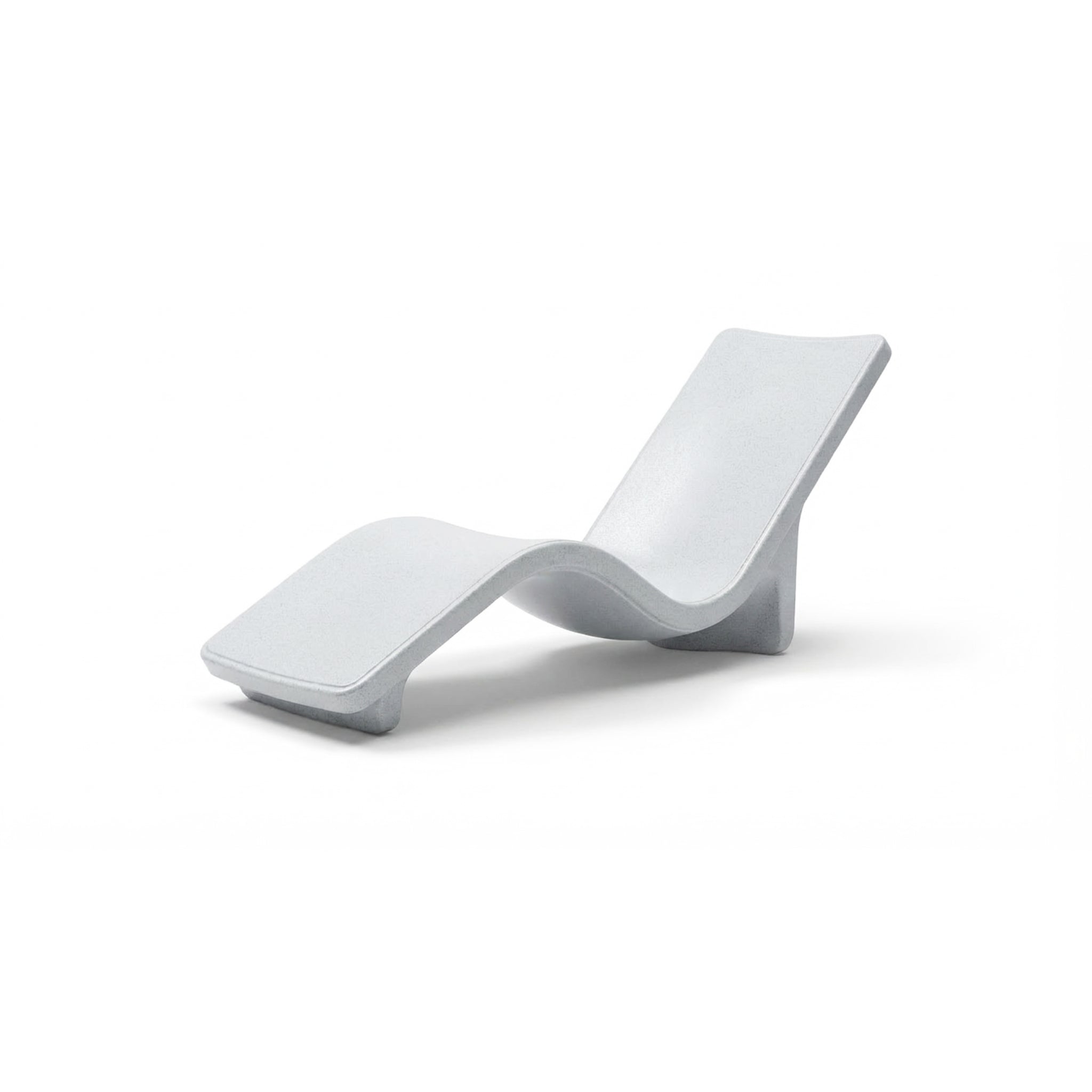 Premium alternative to ledge loungers for sun shelf and shallow pool applications in concrete gray color