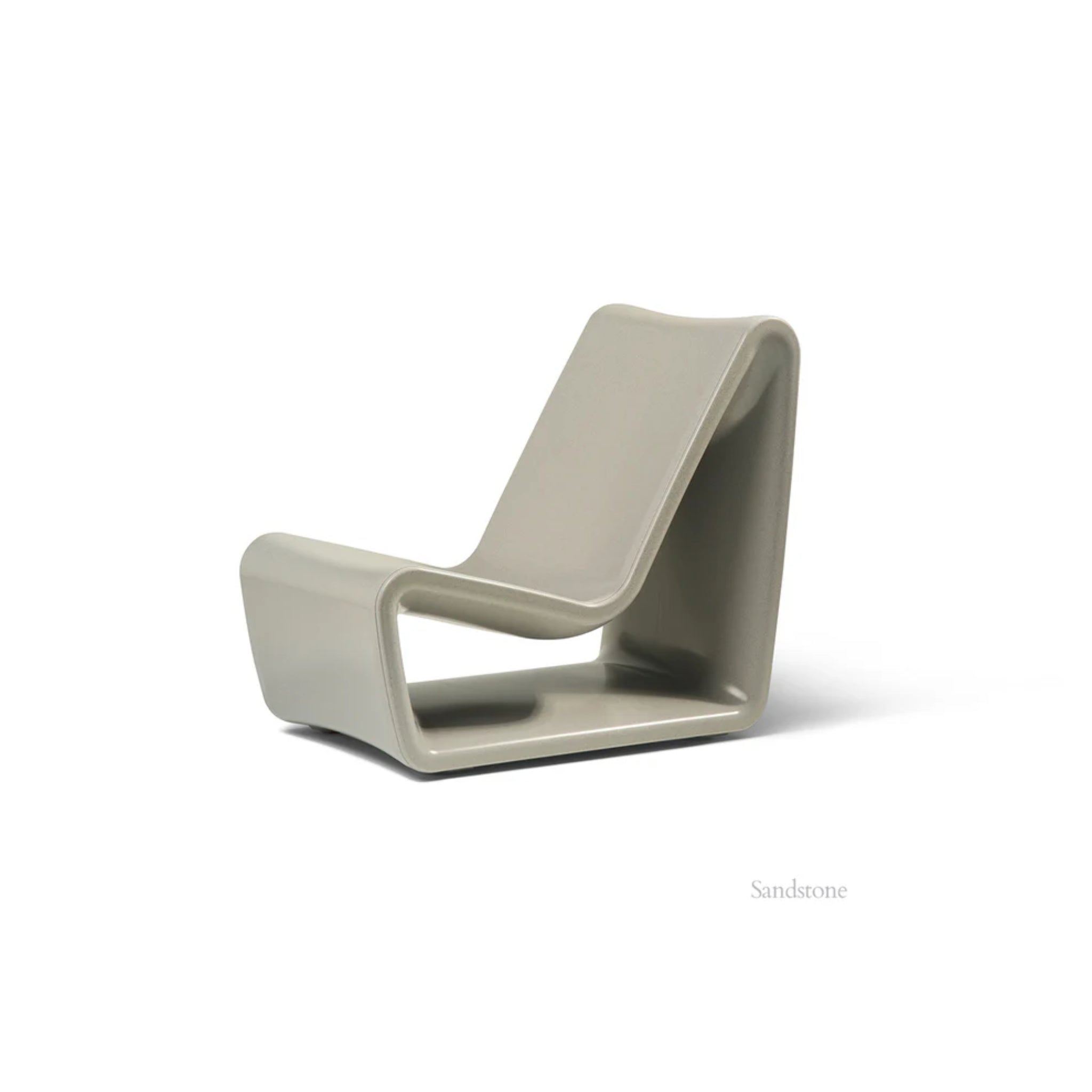Loop Lounge Chair in Sandstone | Baja Shelf Pool Lounger - Outdoor Furniture - Tupelo