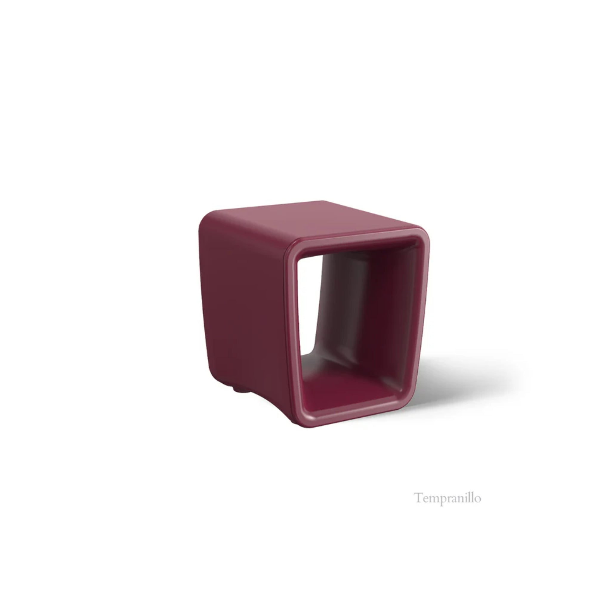 Tupelo Loop Side Table in Tempranillo outdoor furniture finish
