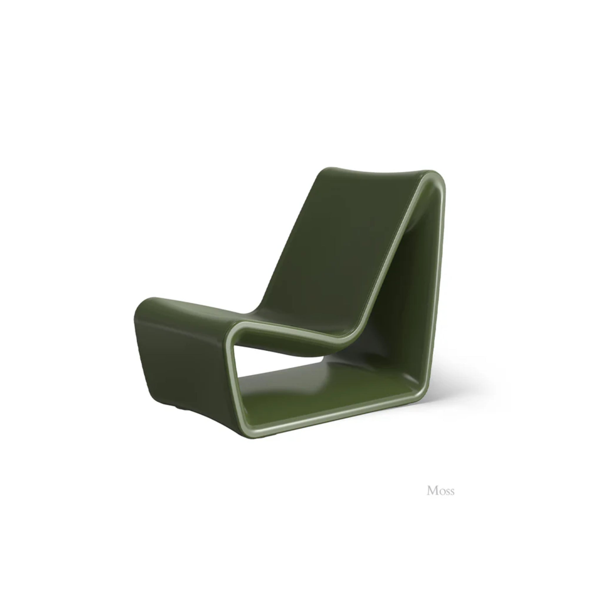 Tupelo Loop Chair in Moss green outdoor furniture finish