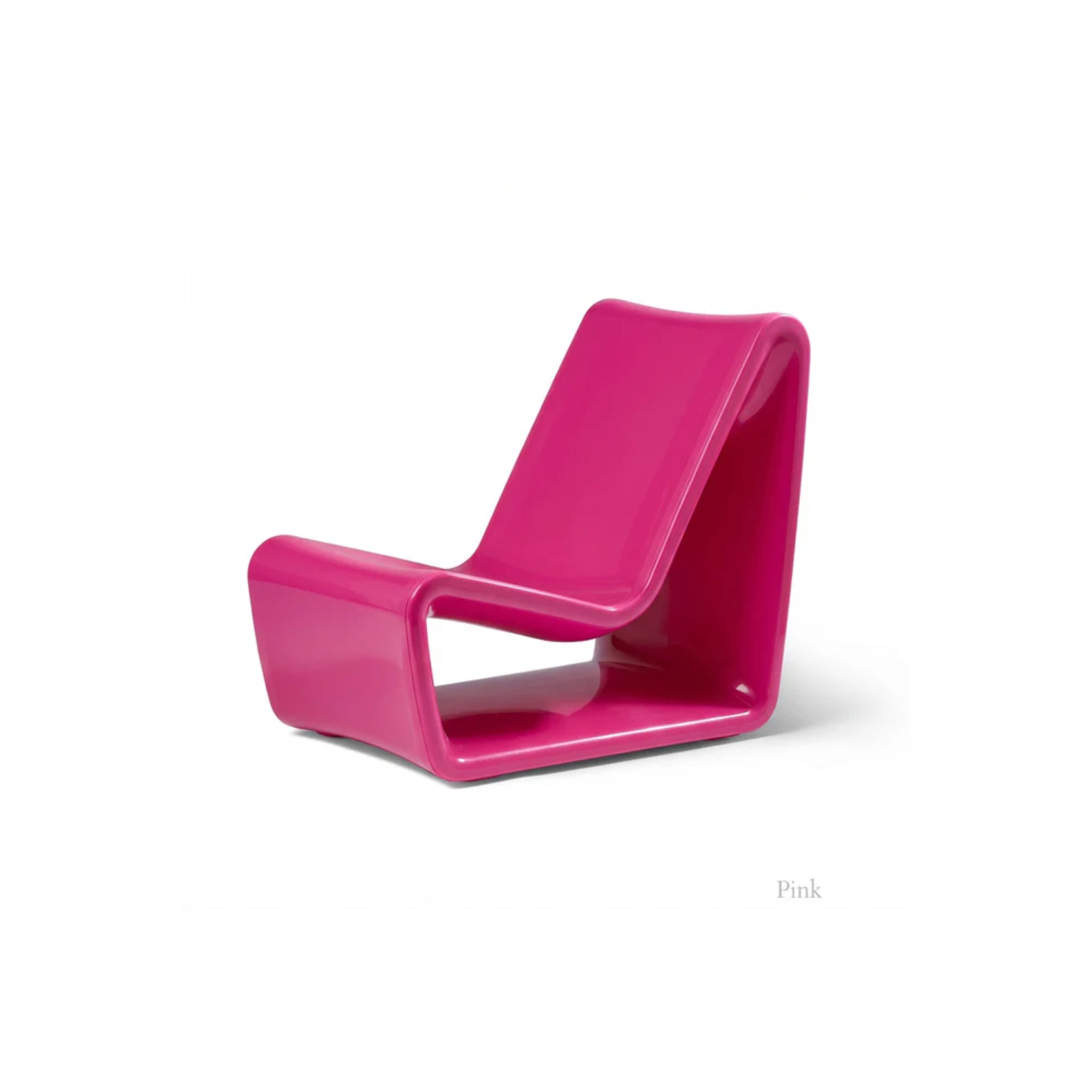 Tupelo Loop Chair in Pink outdoor furniture finish