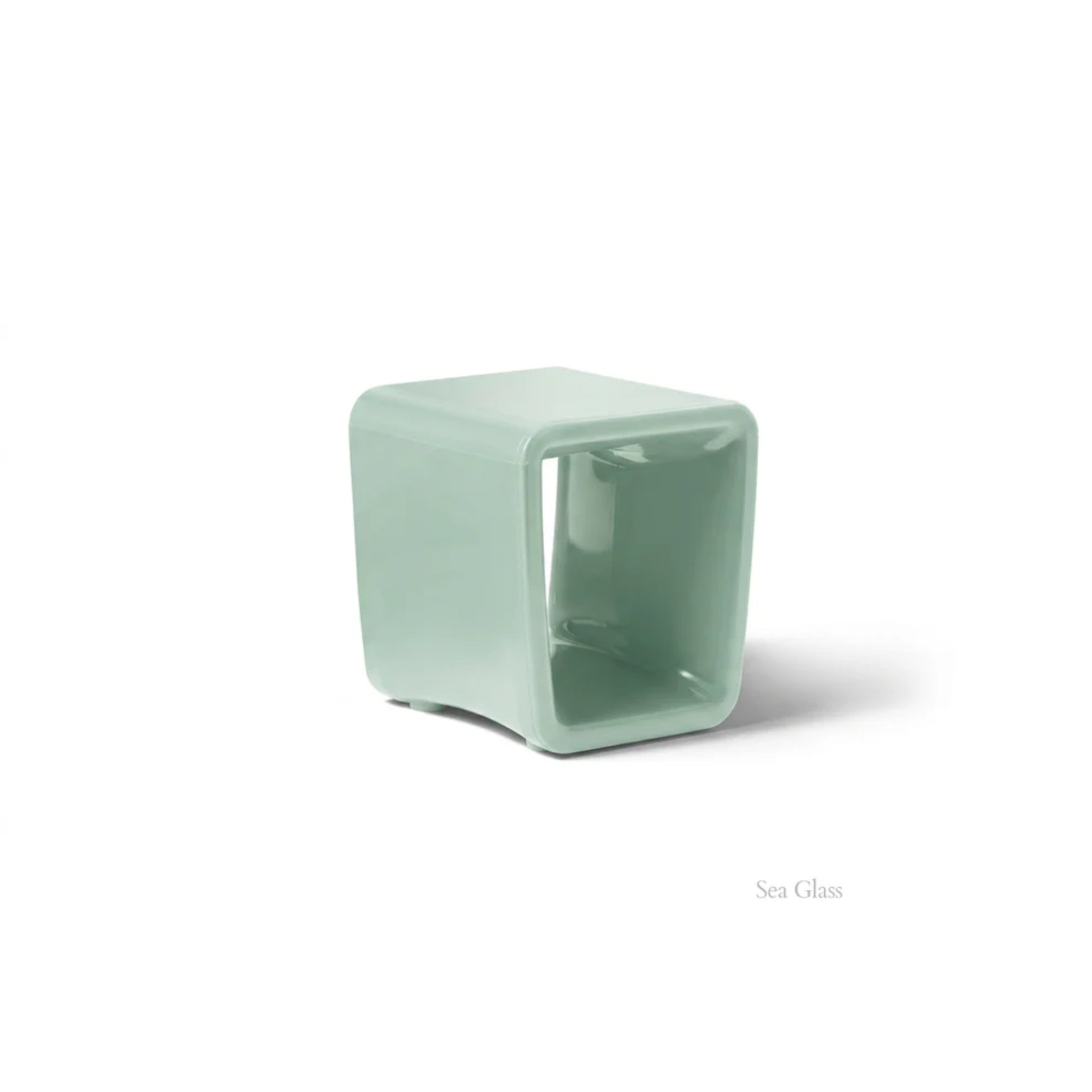 Tupelo Loop Side Table in Sea Glass outdoor furniture finish