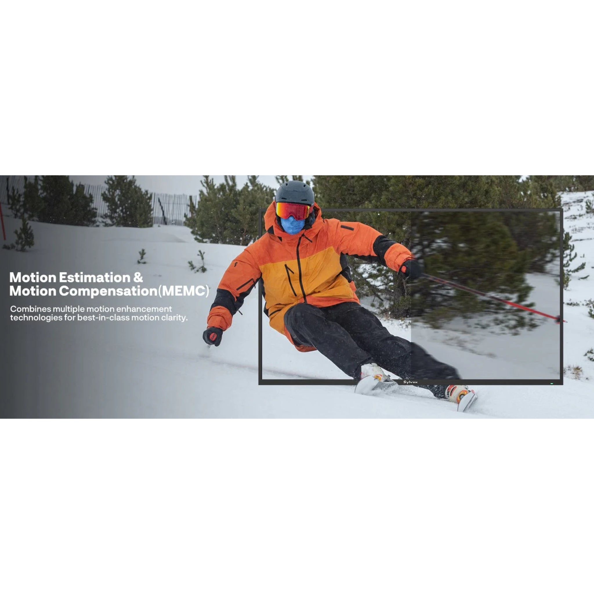 Sylvox Cinema Pro Waterproof Tvs with Motion Estimation and Motion Compensation (MEMC)
