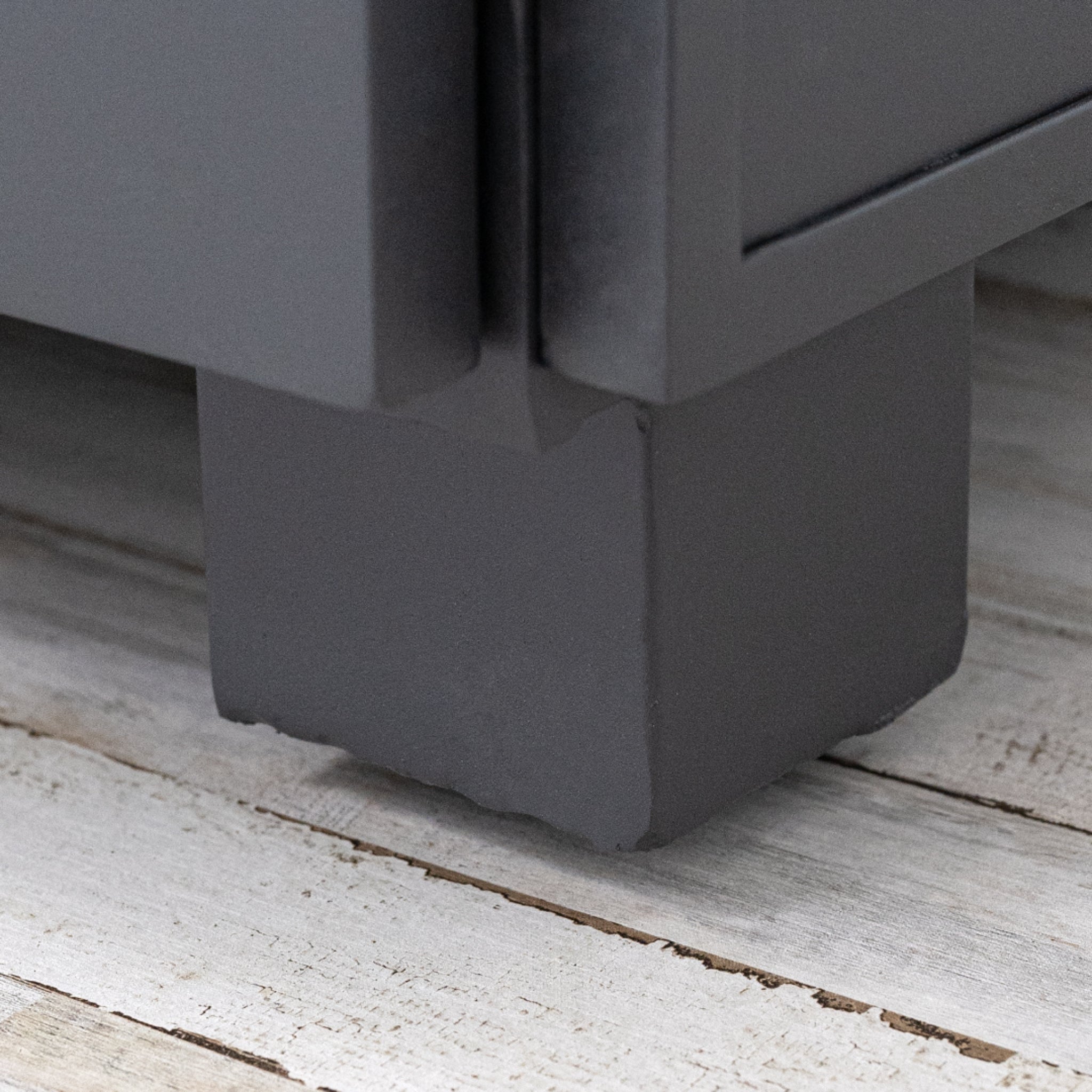 Modano 57" Outdoor Kitchen Island close up of island base leg