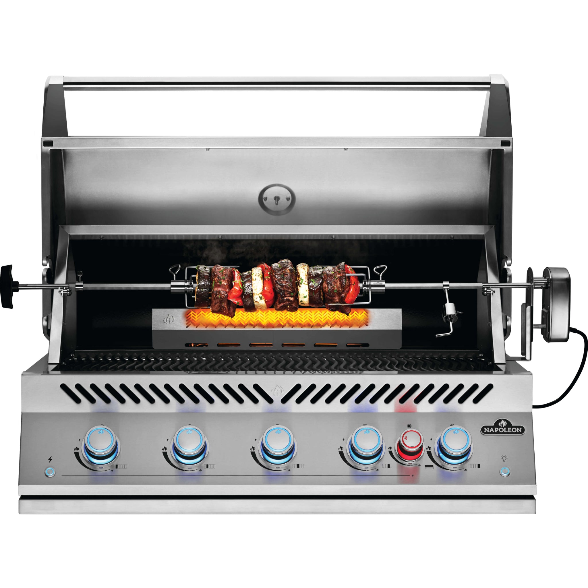Napoleon 38" Built-In 700 Series Gas Grill with Infrared Rear Burner - Stainless steel grill