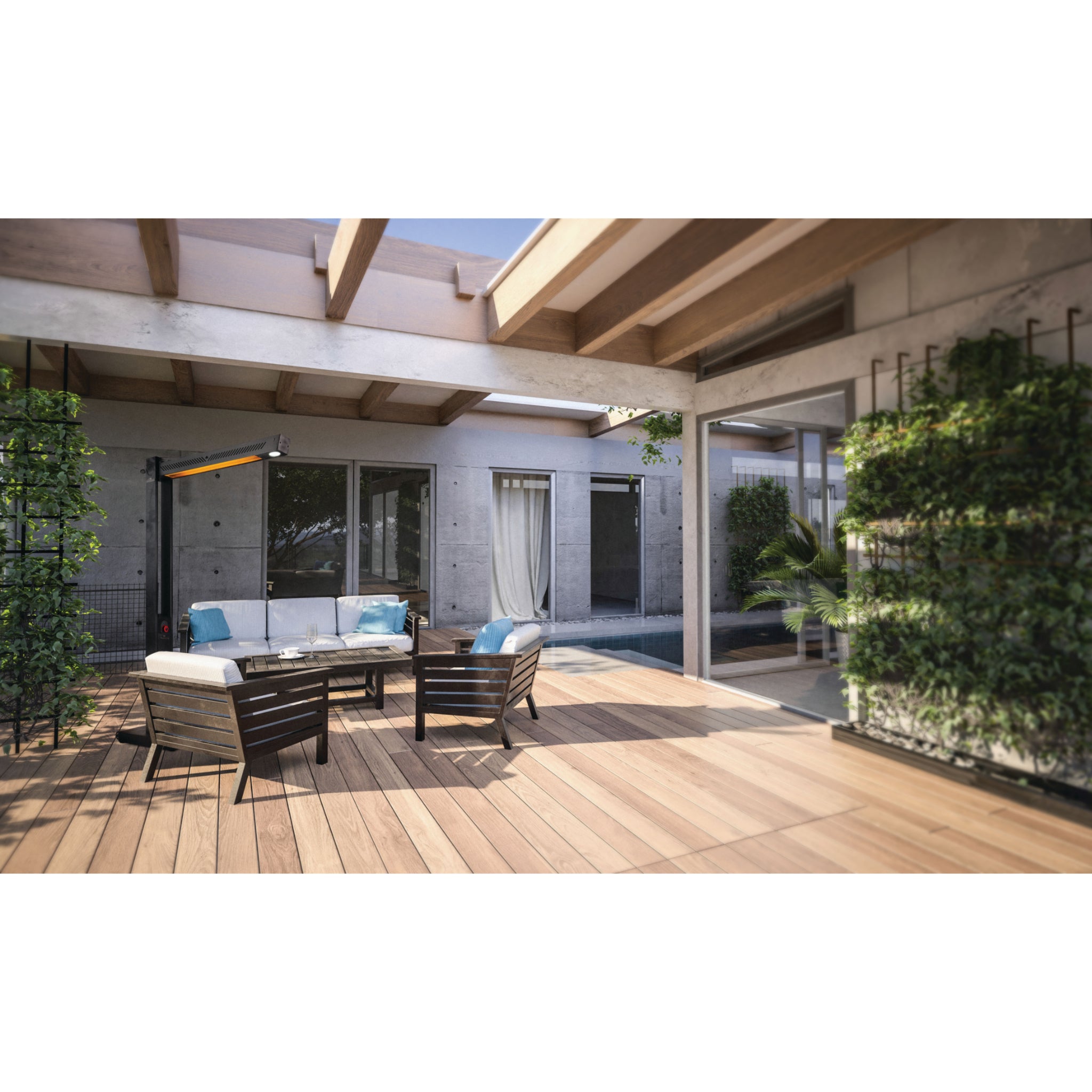 Napoleon Phantom Freestand Outdoor Electric Infrared Heater - Portable Patio Heater - Napoleon