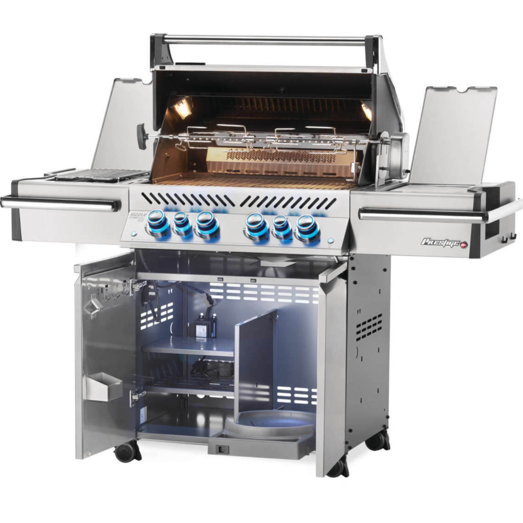 Napoleon Prestige® Pro 500 Gas Grill with Infrared Side & Rear Burners - Propane or Natural Gas