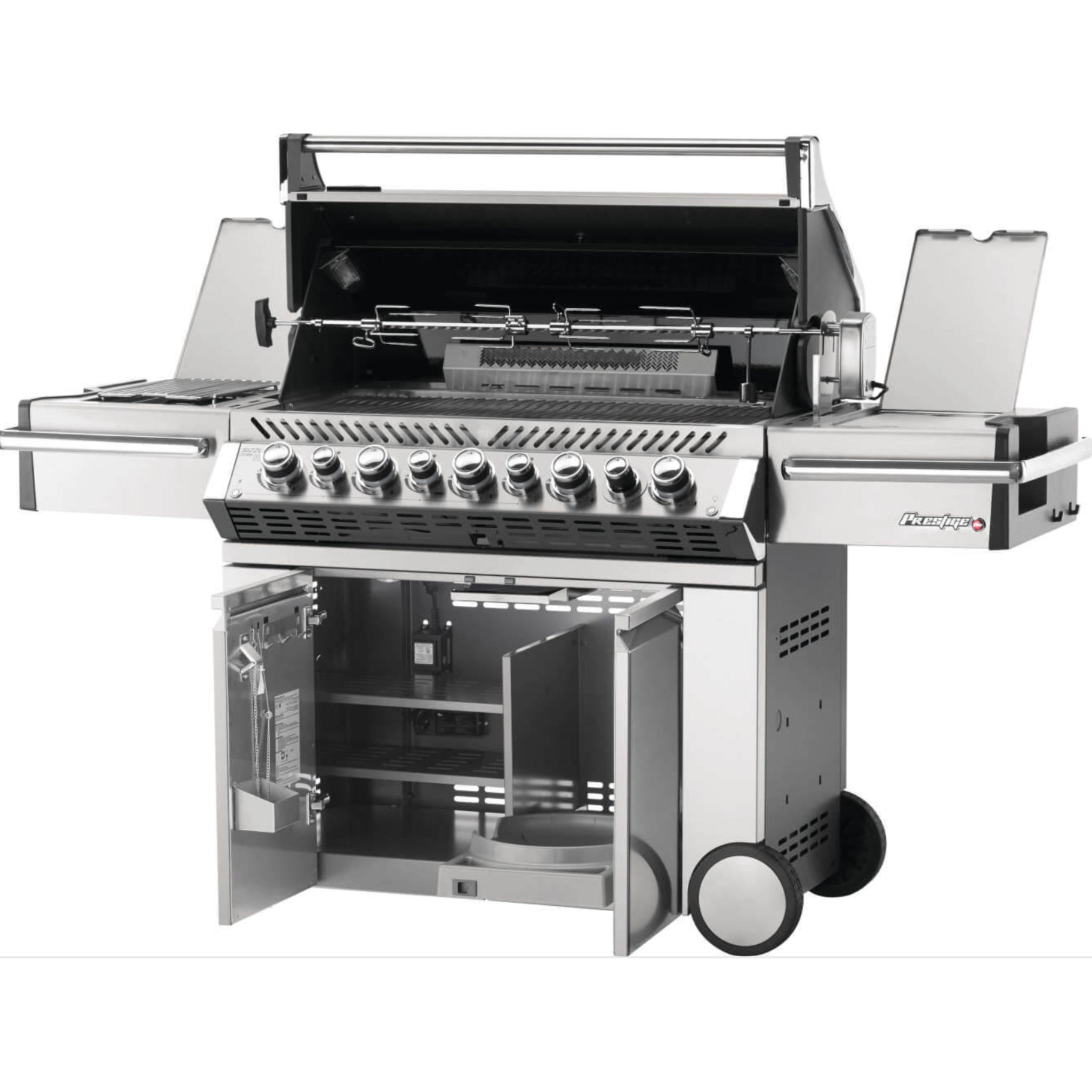 Napoleon Prestige® Pro 665 Gas Grill with Infrared Side & Rear Burners - Propane or Natural Gas