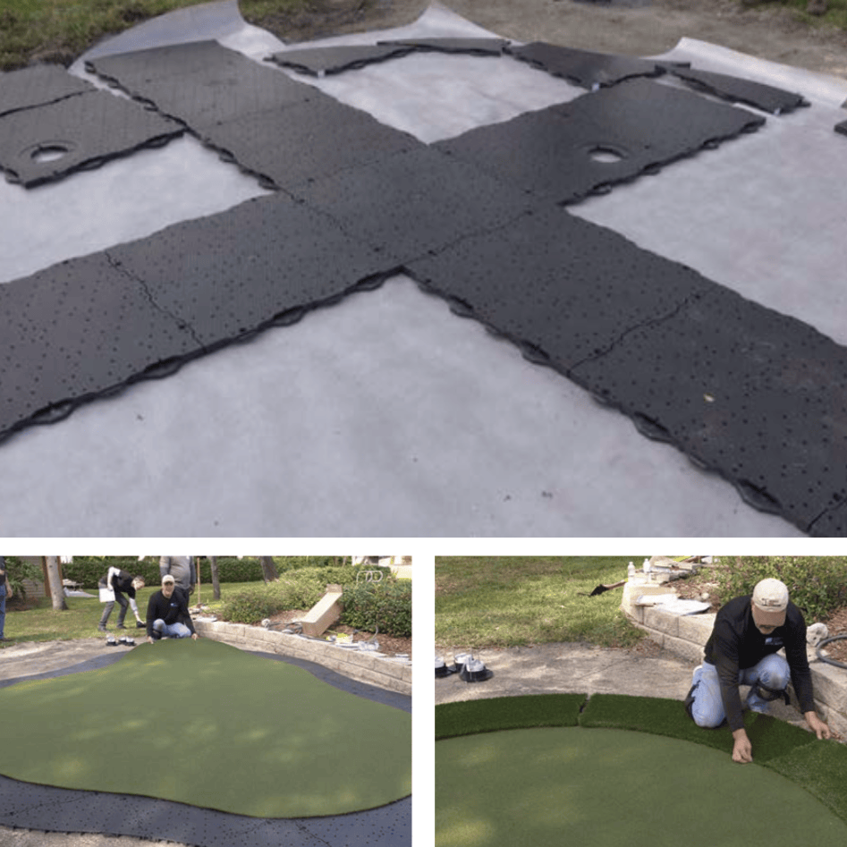 Explore our outdoor putting green kit buying guide to learn about backyard layouts, DIY putting green installation, turf options, base preparation, drainage, sizing, and the key factors that affect playability and durability.