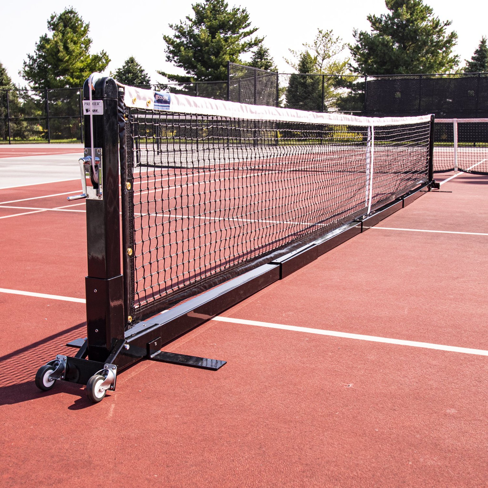 Douglas PPS-22SQ professional pickleball net for indoor and outdoor courts