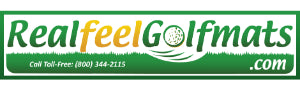 Real Feel Golf Hitting Mats logo trusted brand