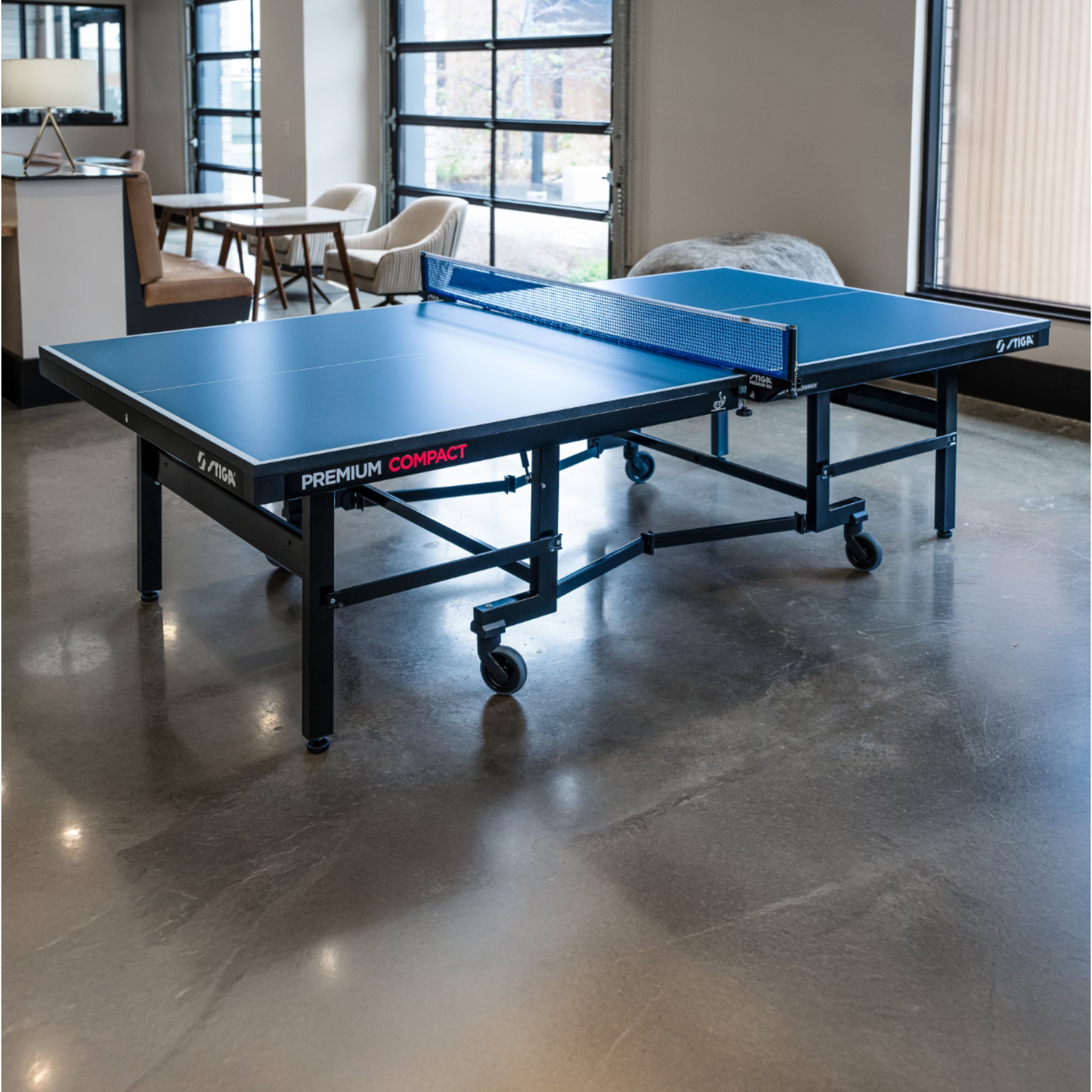 STIGA Indoor Premium Compact Table Tennis Table - Table Tennis Table - STIGA