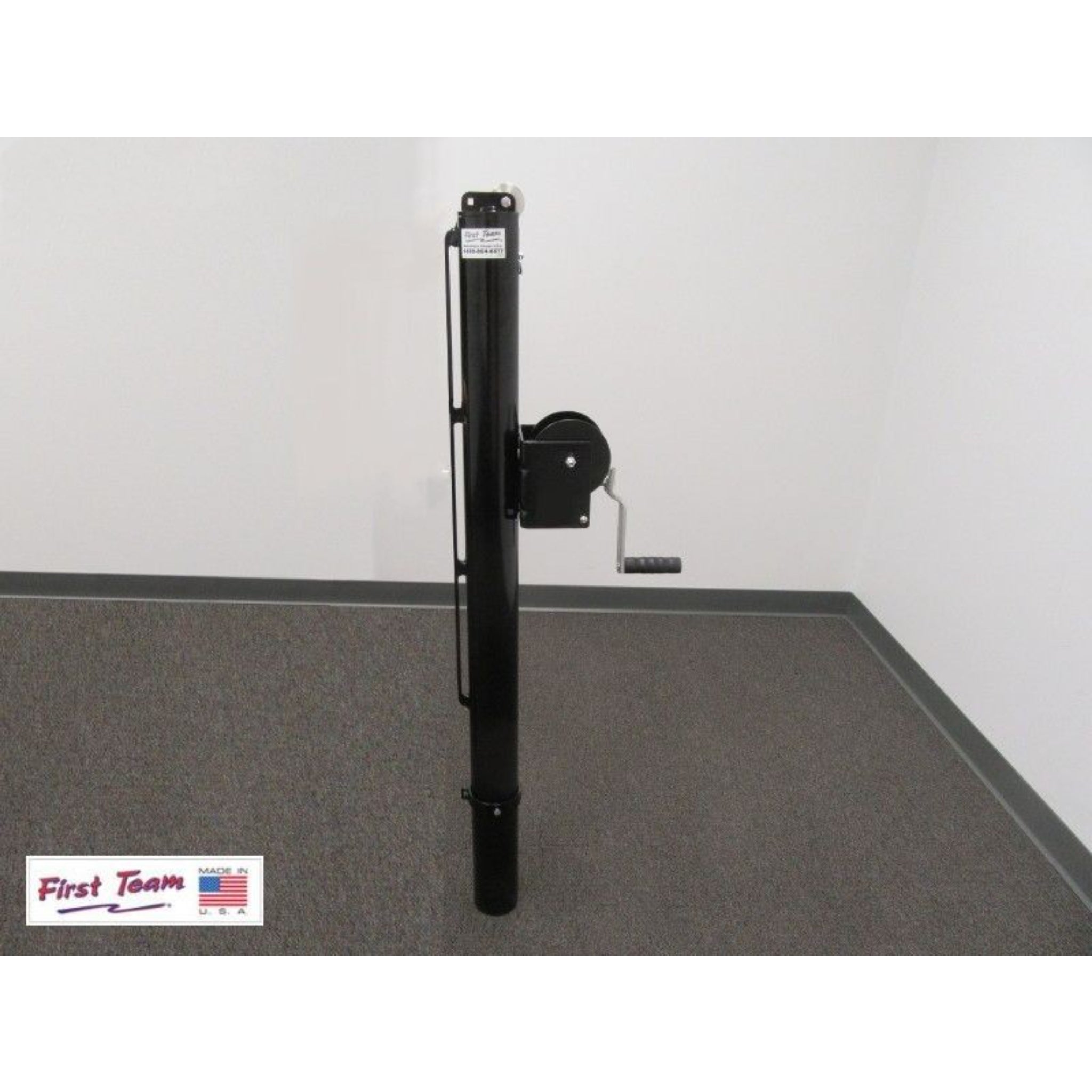 Sentry in-ground tennis net post system with external winch by First Team