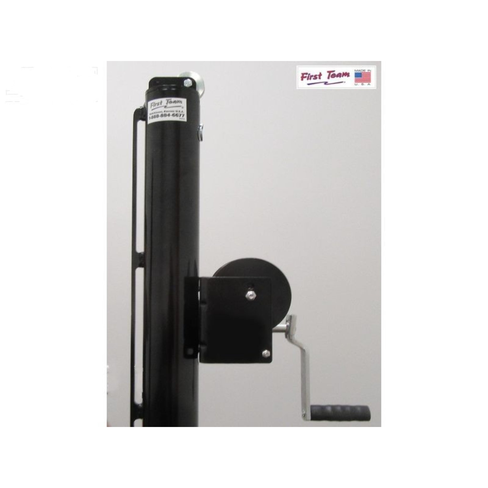 Tennis or Pickleball net system with PVC sleeve and hinged socket installation options for permanent courts