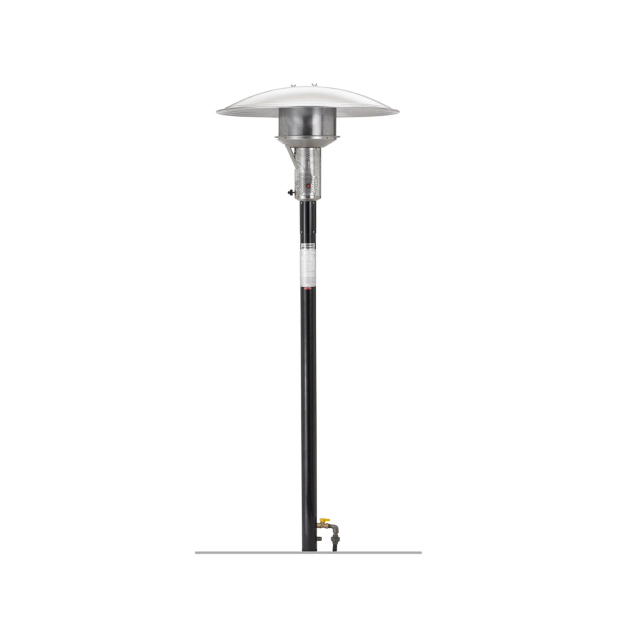 Sunglo A265 50K BTU post mounted patio heater for outdoor spaces