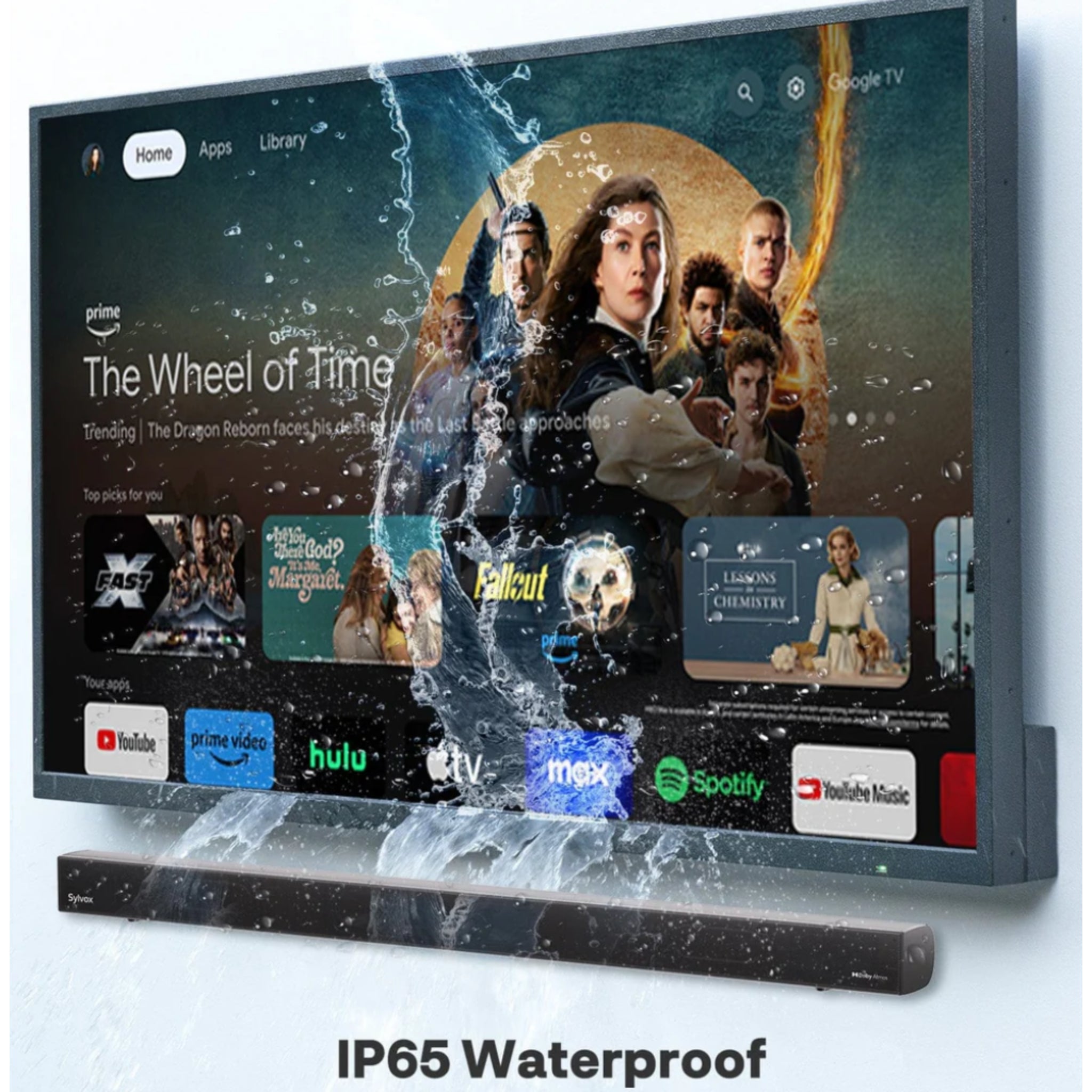 Sylvox Outdoor Pro Bluetooth 5.3 Waterproof Soundbar - Outdoor Speaker - Sylvox