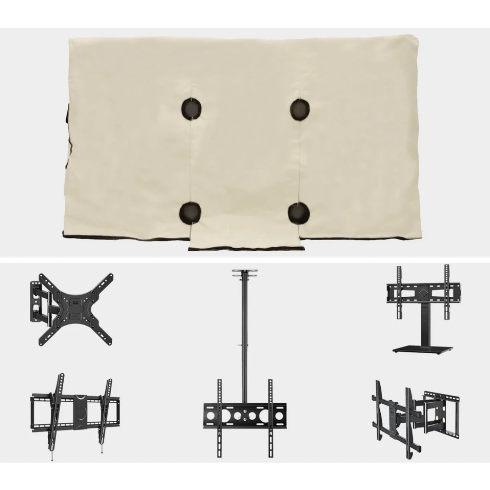 Sylvox Outdoor TV Cover 43"-75" - TV Cover - Sylvox
