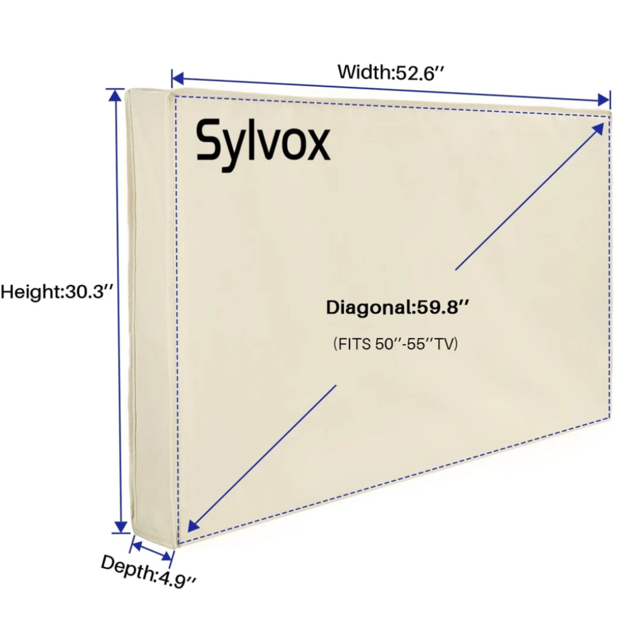 Sylvox Outdoor TV Cover 43"-75" - TV Cover - Sylvox