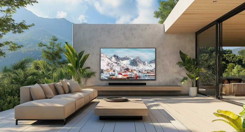 Sylvox waterproof tvs for outdoor patios, pool decks and outdoor entertainment