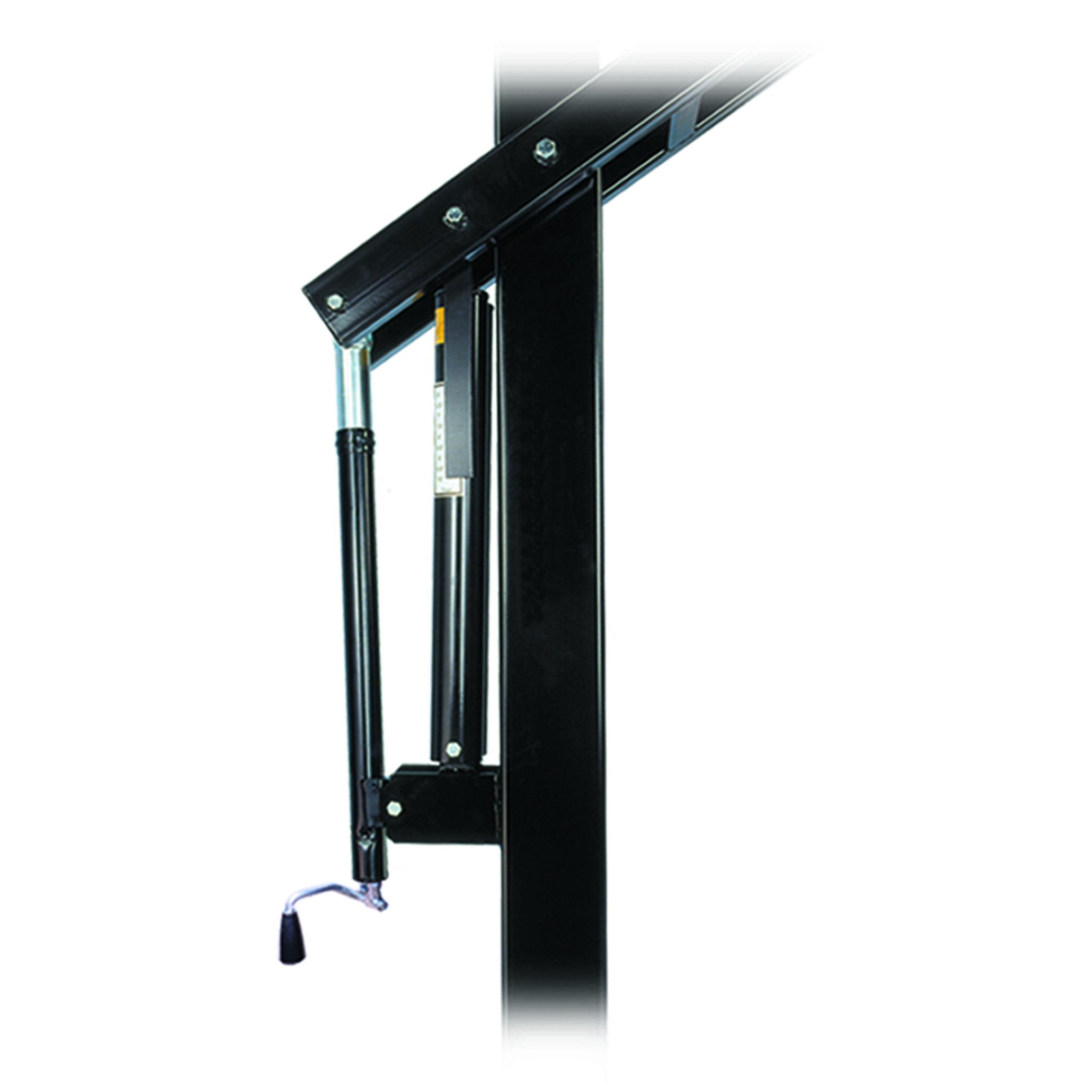 Adjustable bolt down style basketball hoop for residential or commercial courts