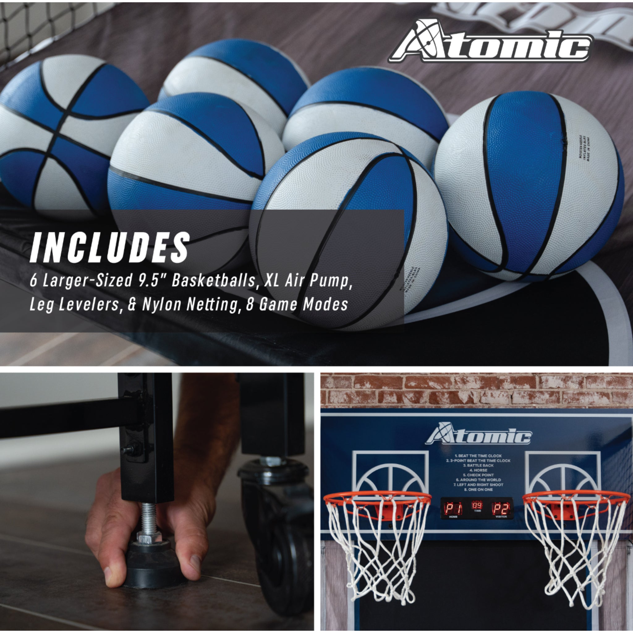 Titan Basketball Shootout Arcade Game - Indoor Sports Games - Atomic