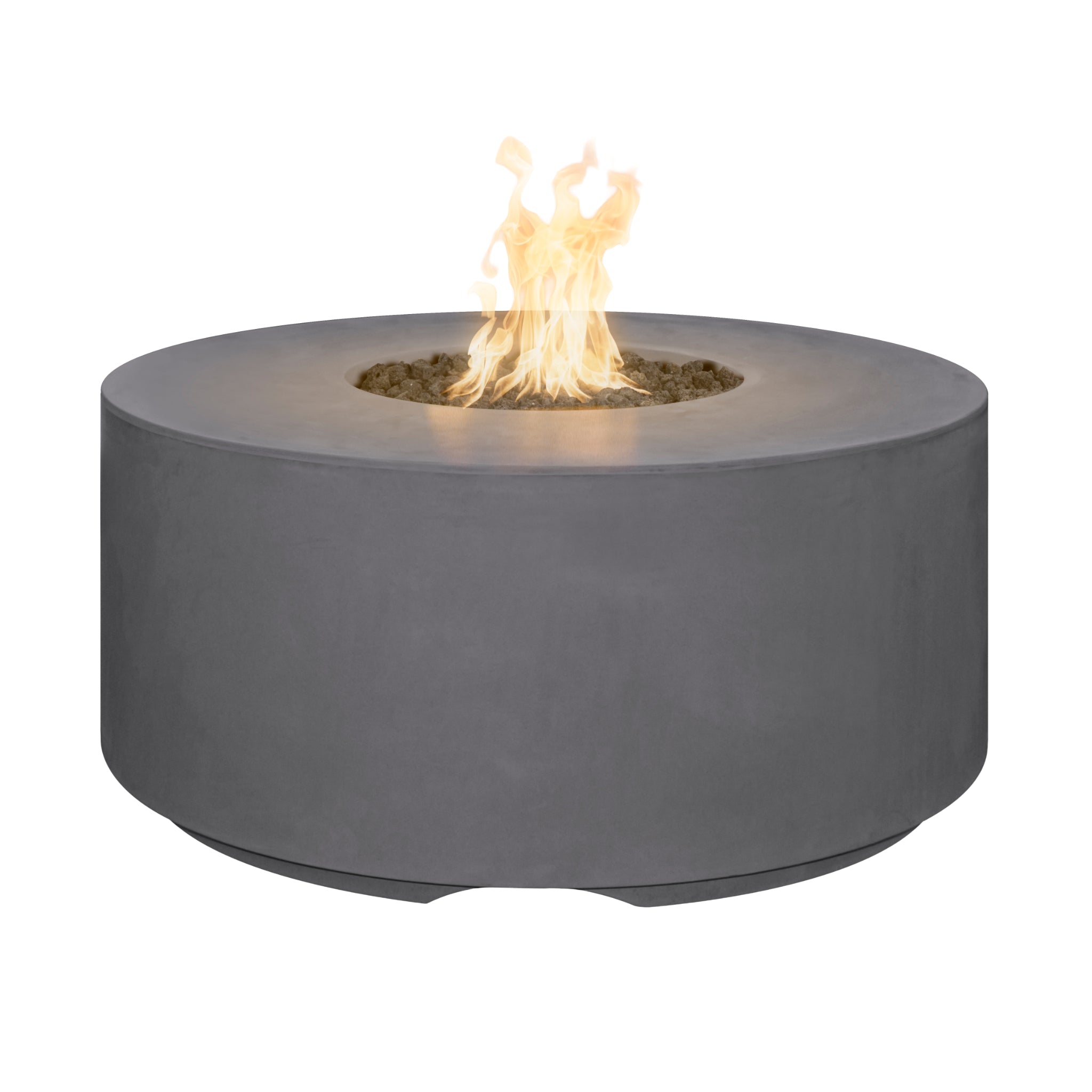 Florence Round Fire Pit, 46 inch, Chestnut finish